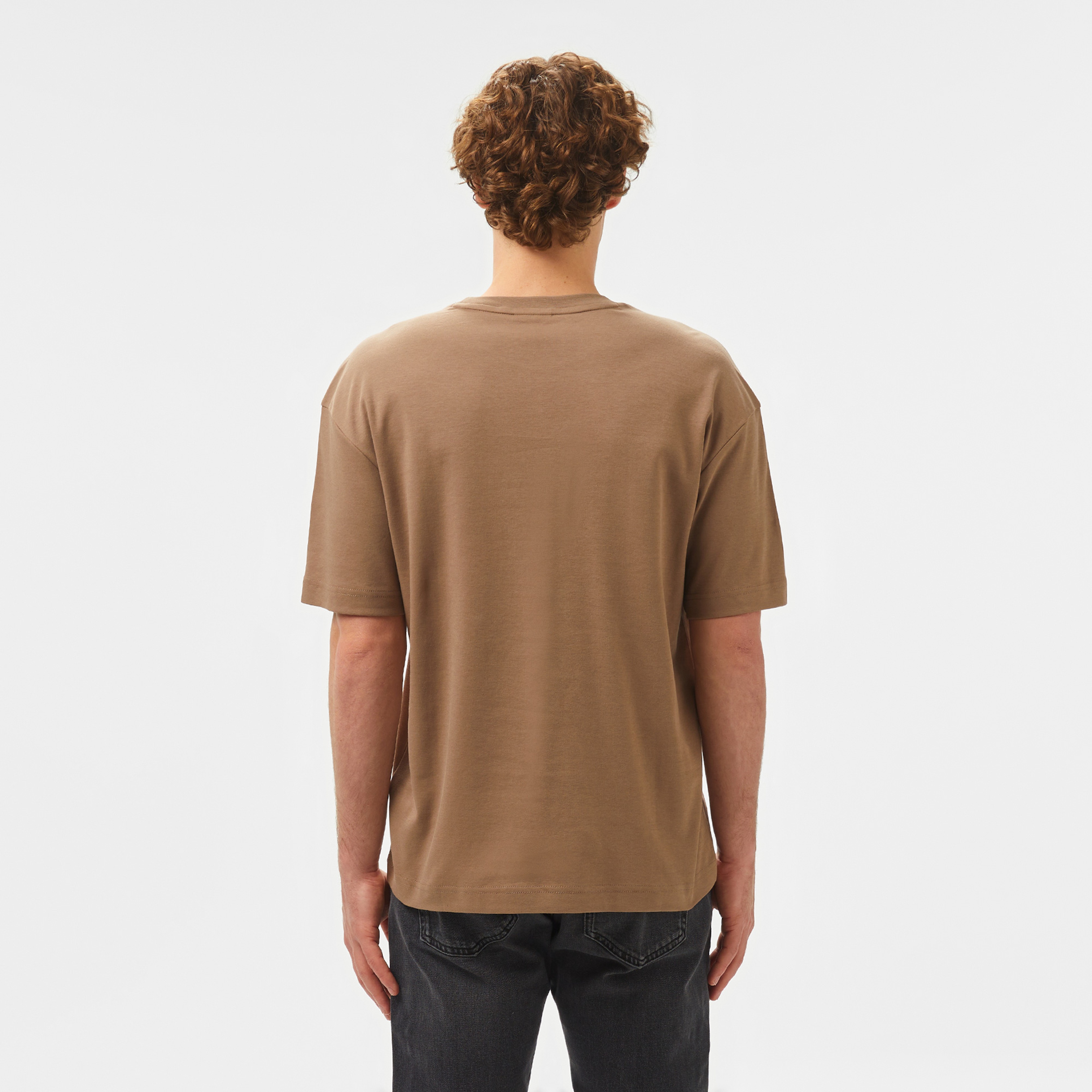 Calvin Klein Erkek Gri T-Shirt