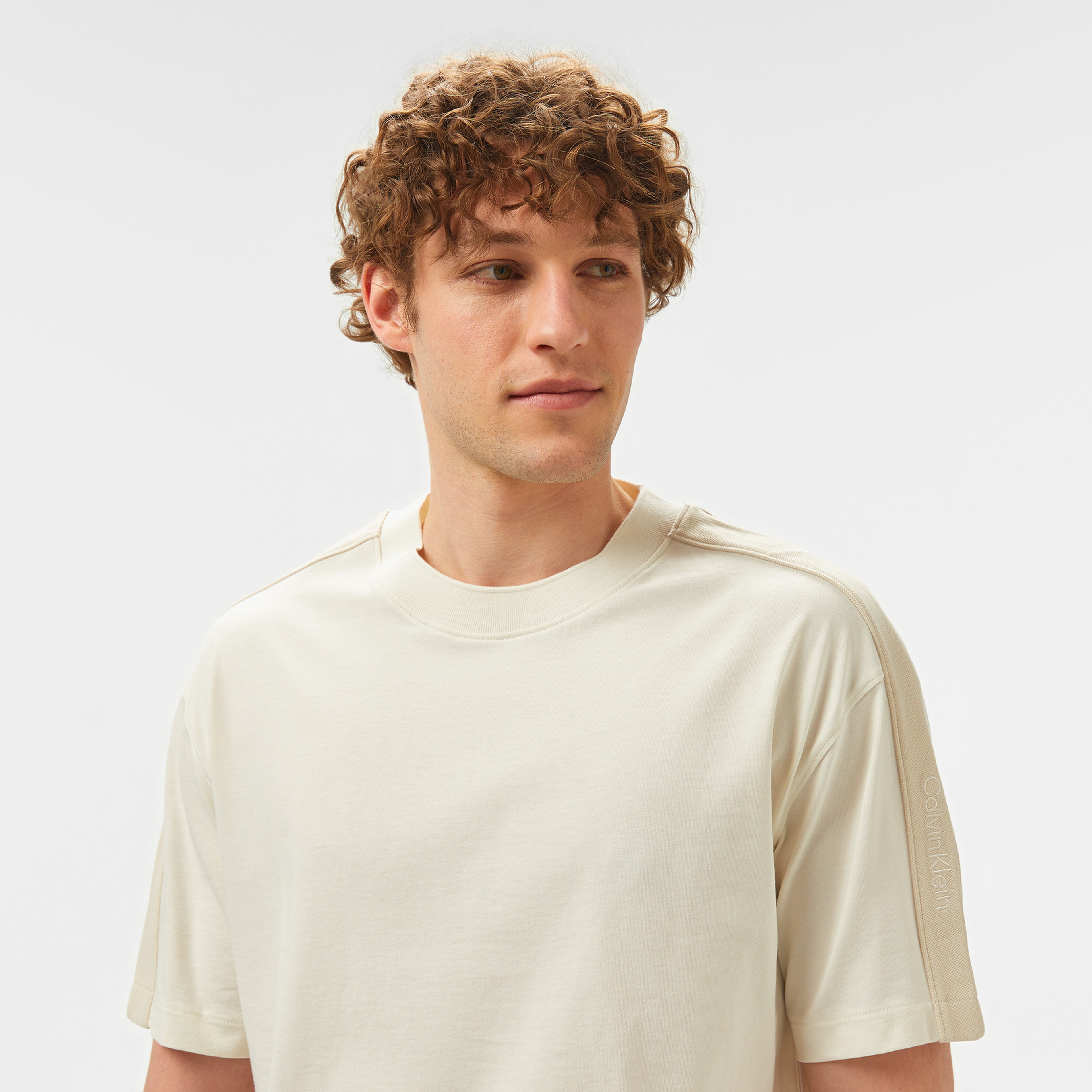 Calvin Klein Erkek Beyaz T-Shirt