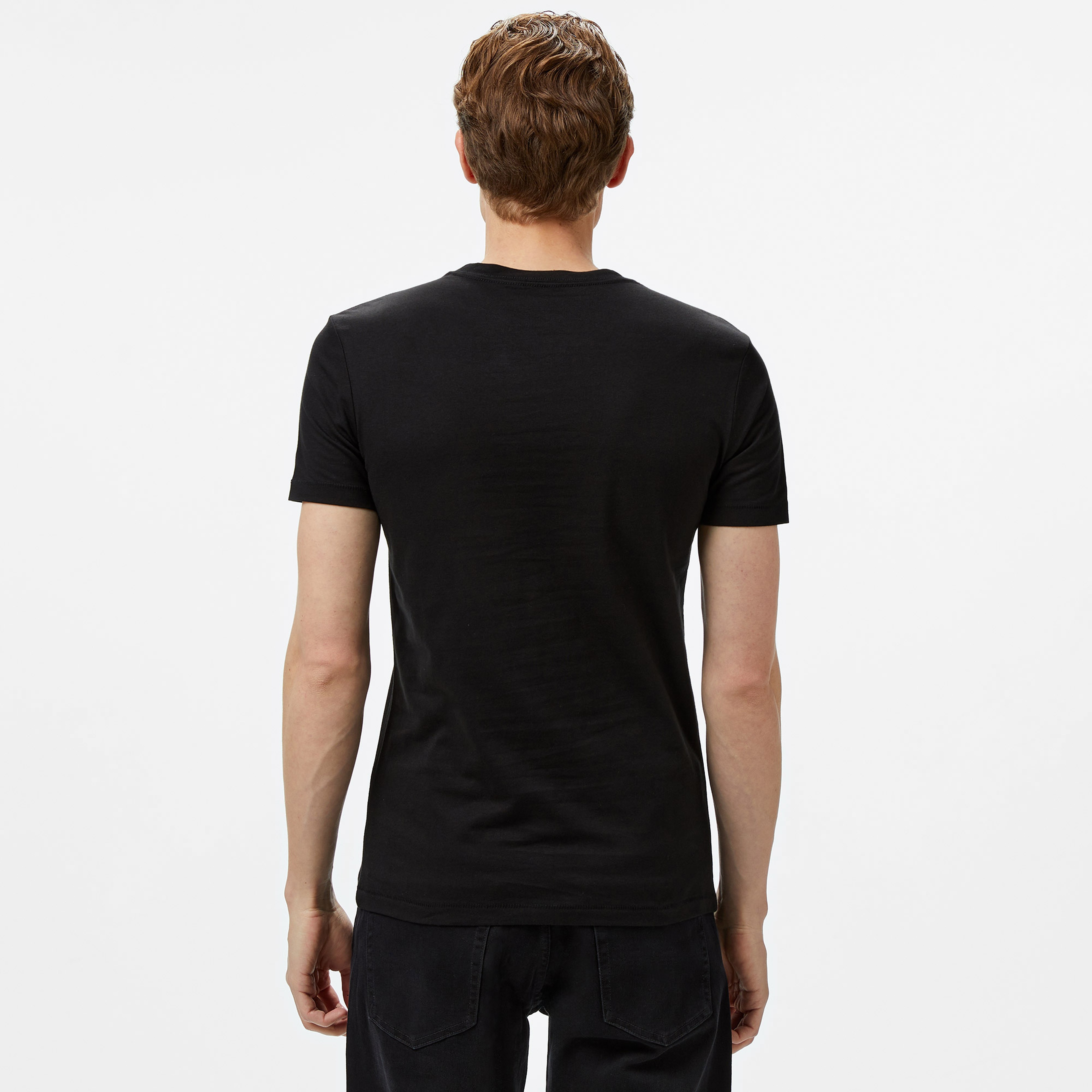 Calvin Klein Two Tone Institutional Erkek Siyah T-Shirt