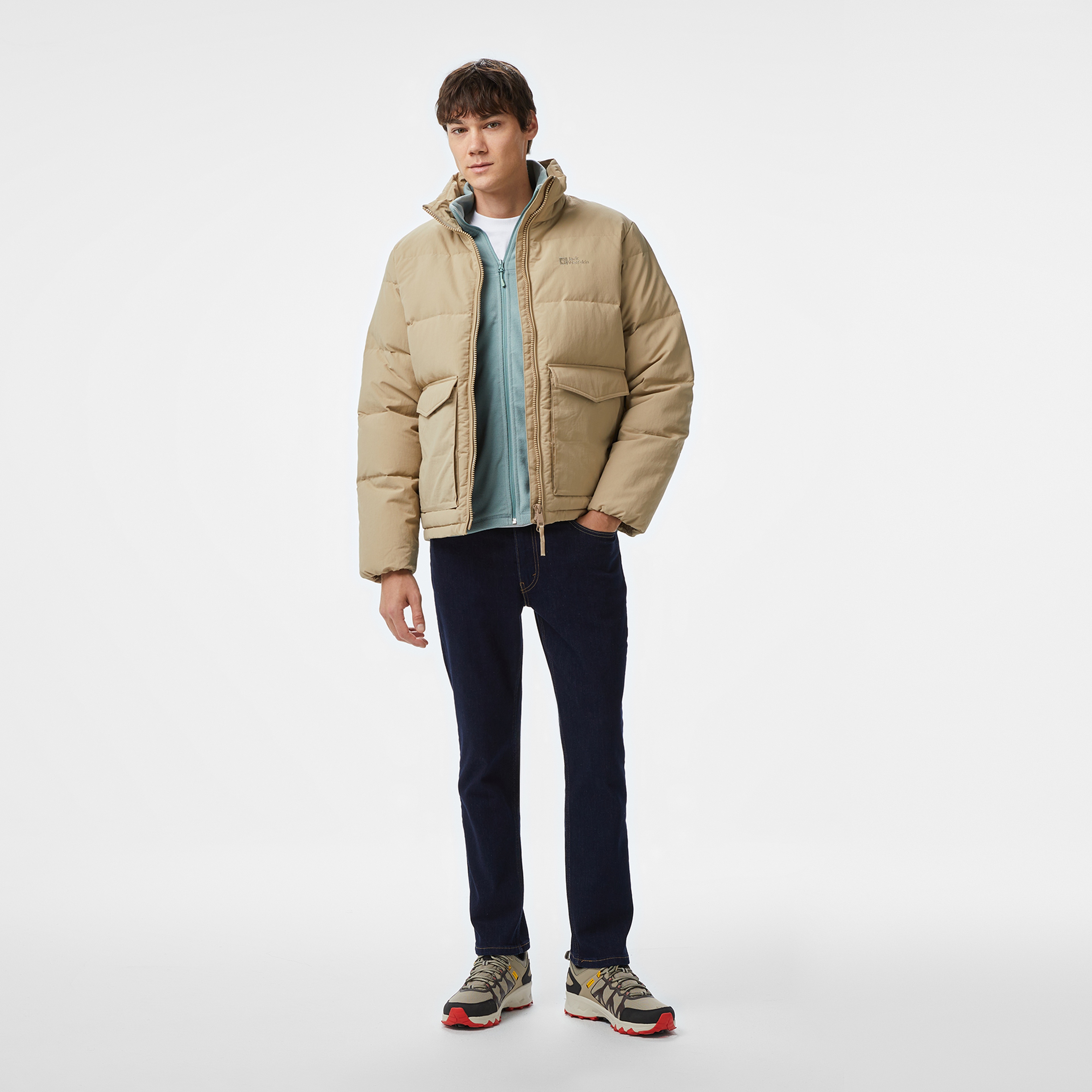 Jack Wolfskin Down İnsulated Erkek Siyah Ceket