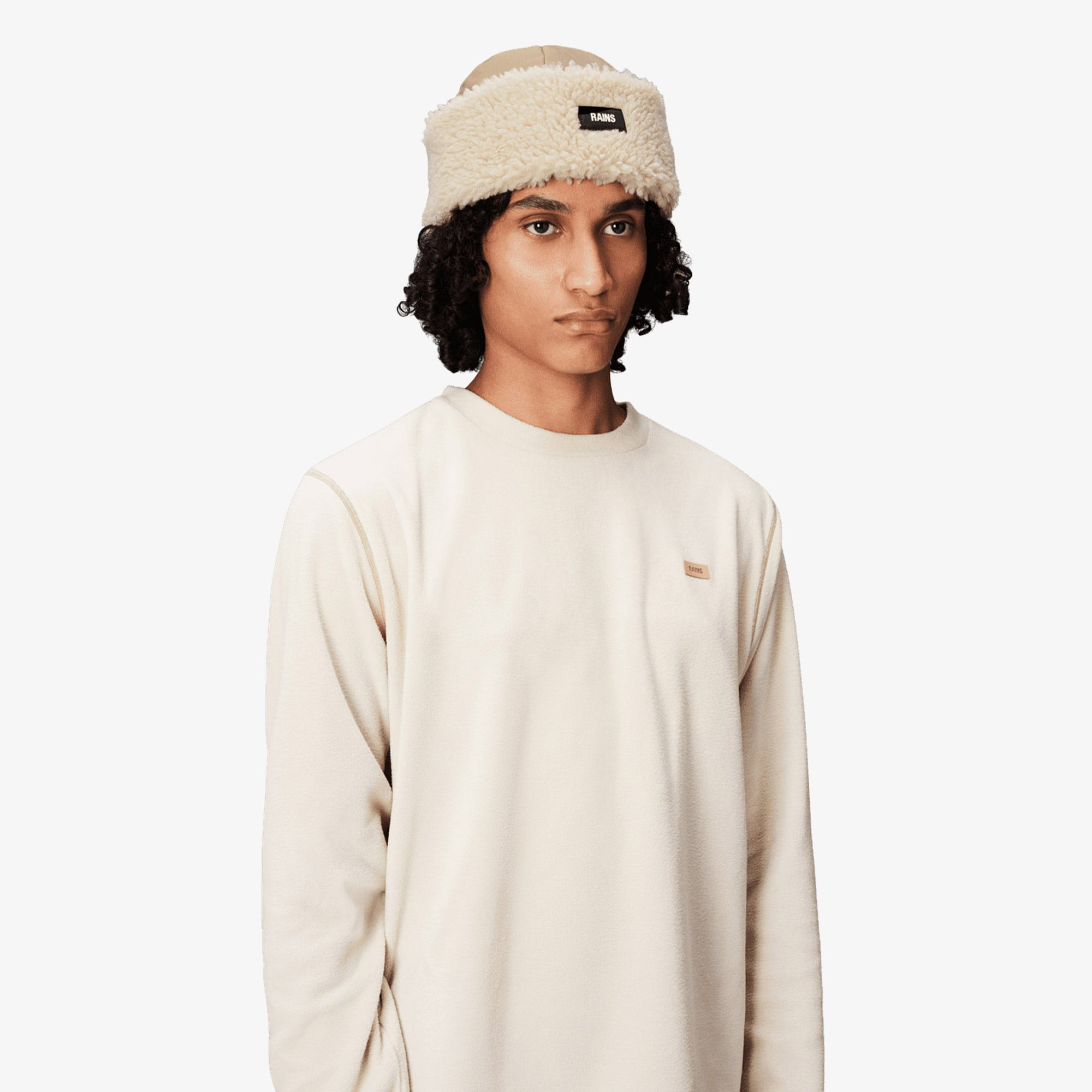 Rains Insulated Fleece Hat T2 Unisex Bej Şapka