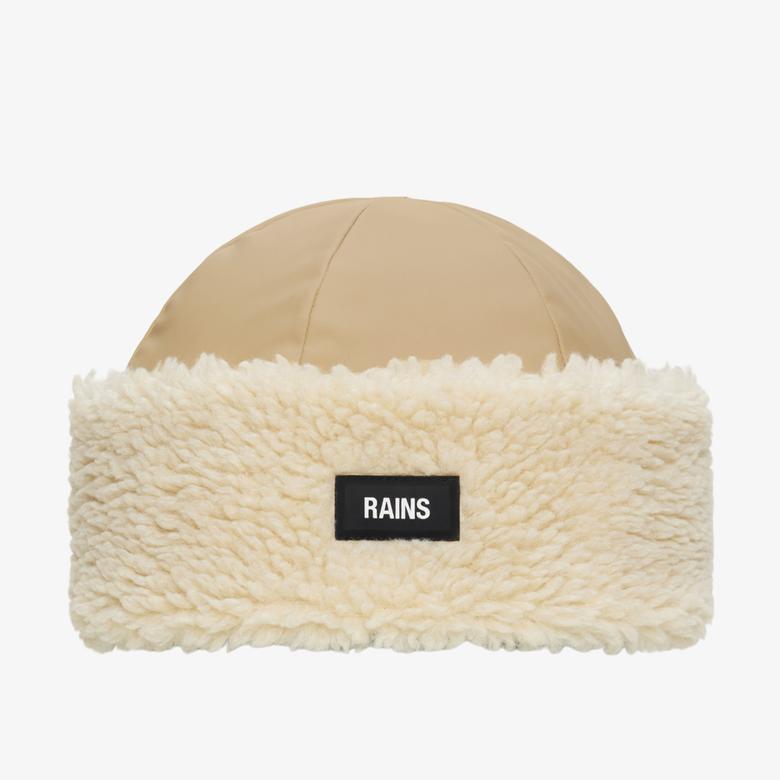 Rains Insulated Fleece Hat T2 Unisex Bej Şapka