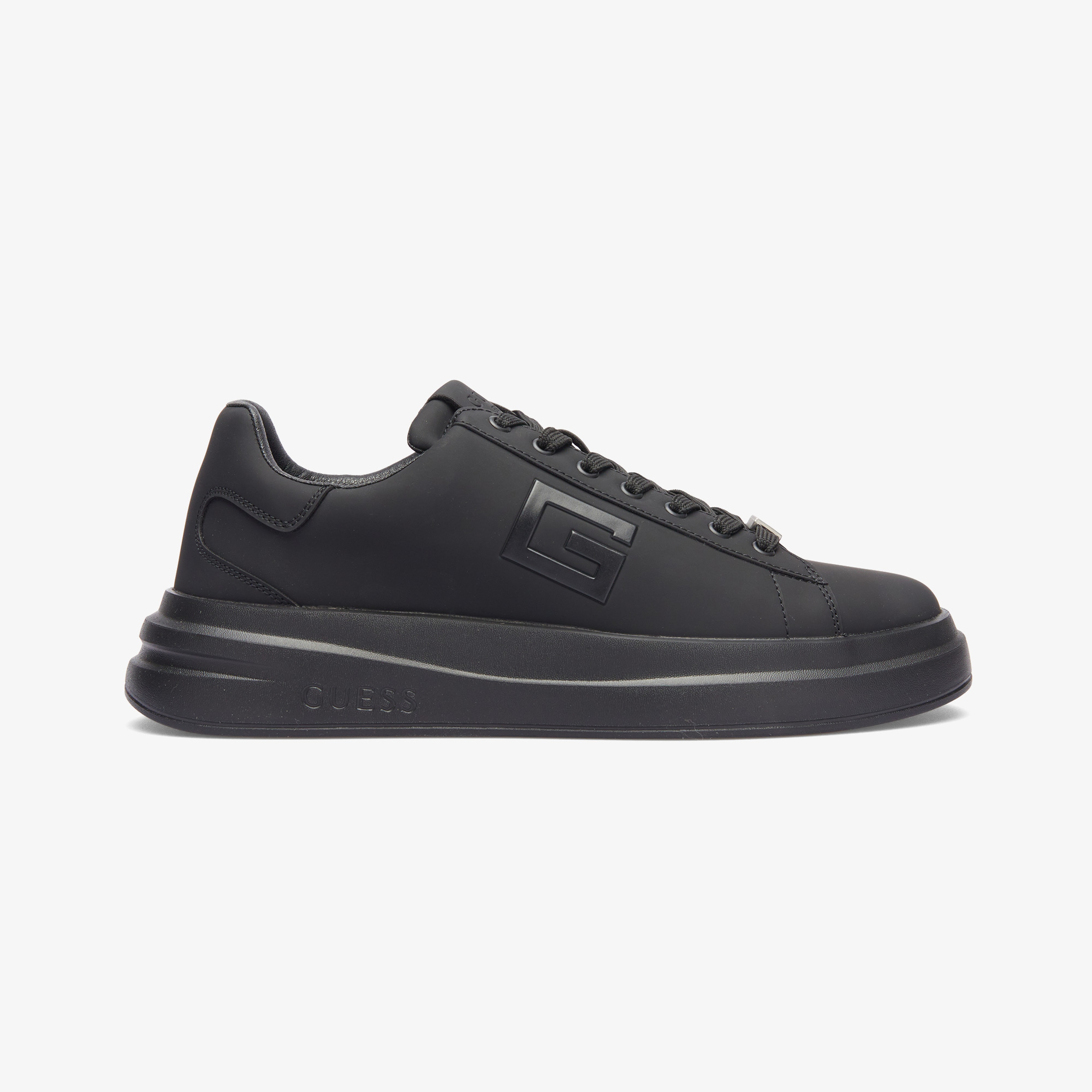 Guess Elba Logo Erkek Siyah Sneaker