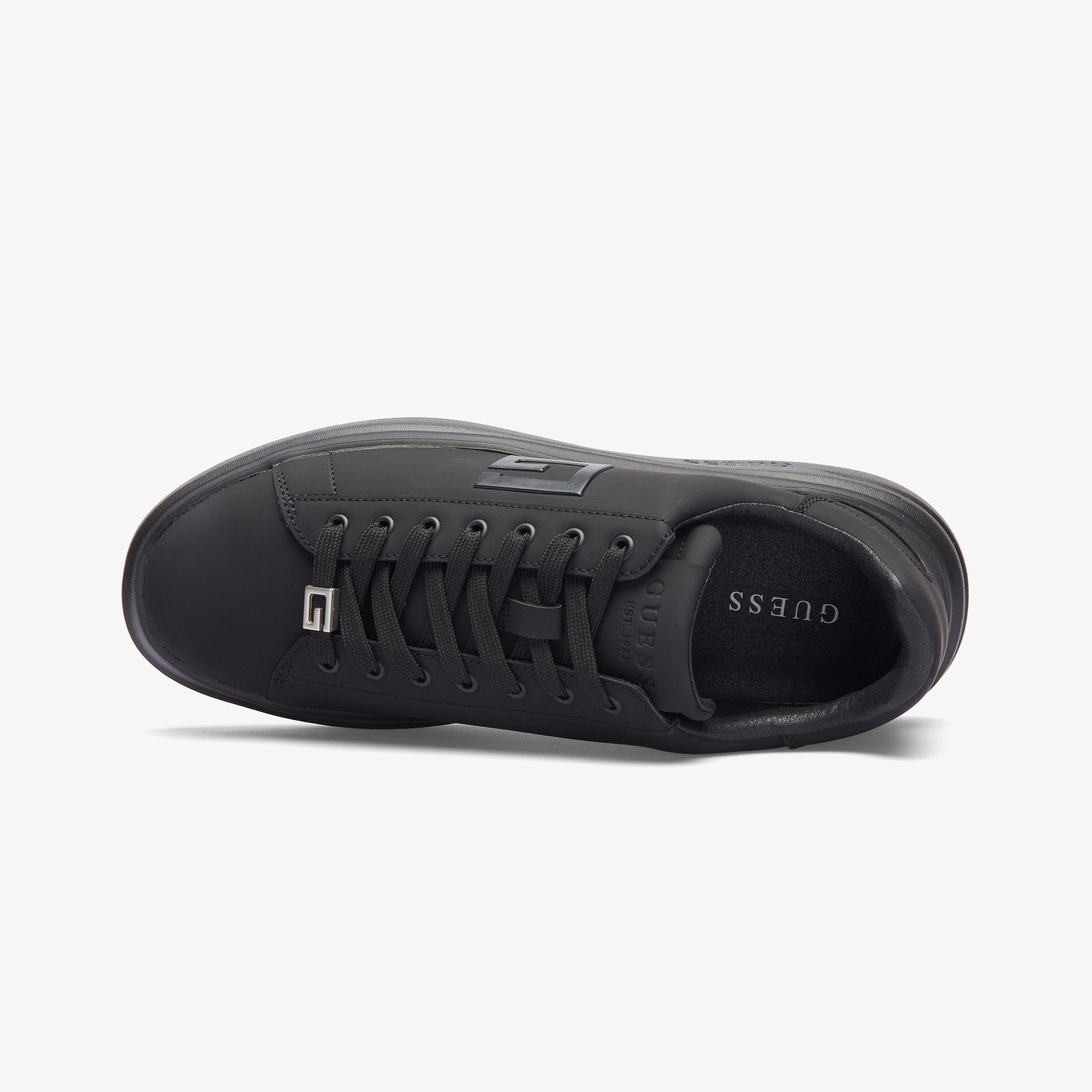 Guess Elba Logo Erkek Siyah Sneaker