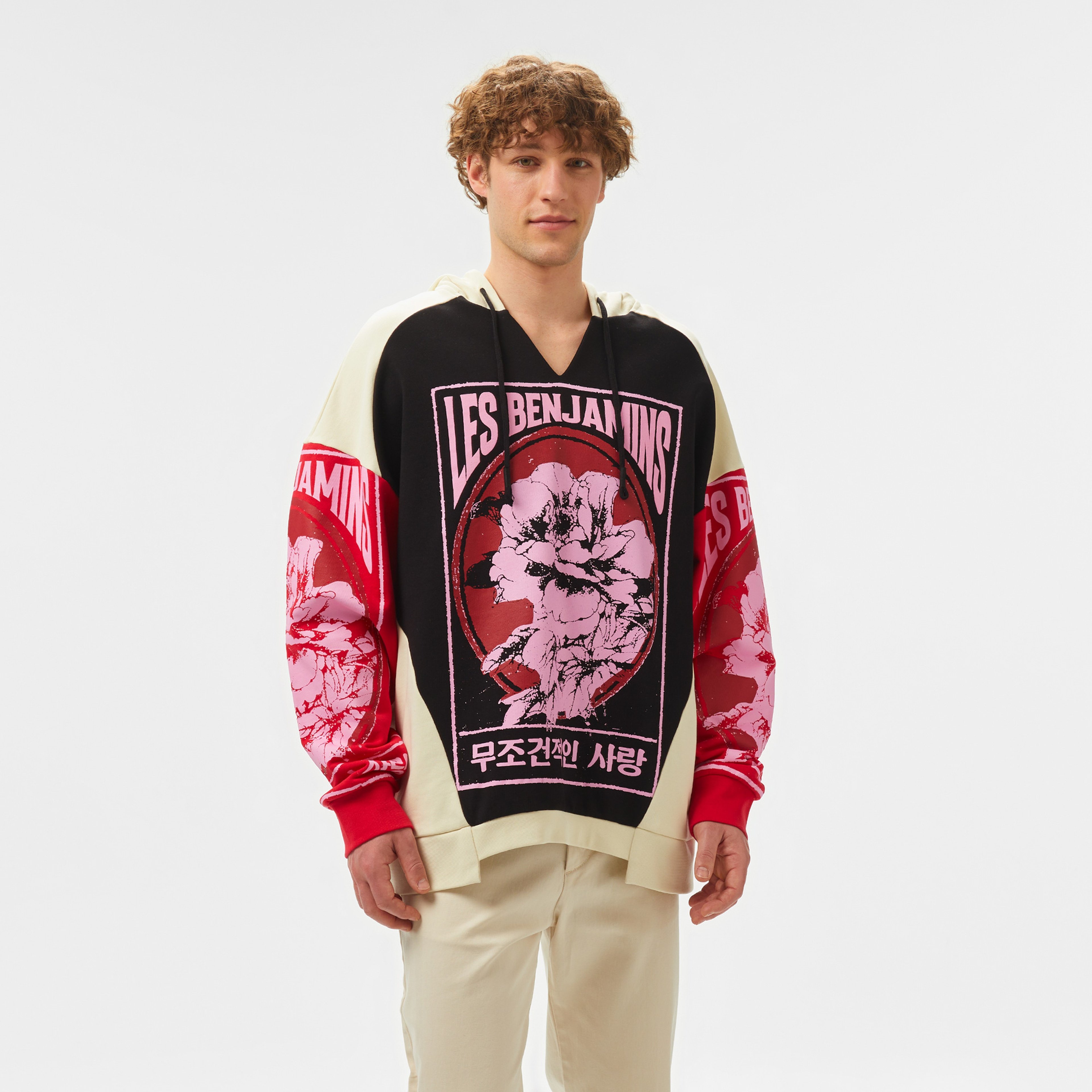 Les Benjamins 106 Erkek Renkli Hoodie