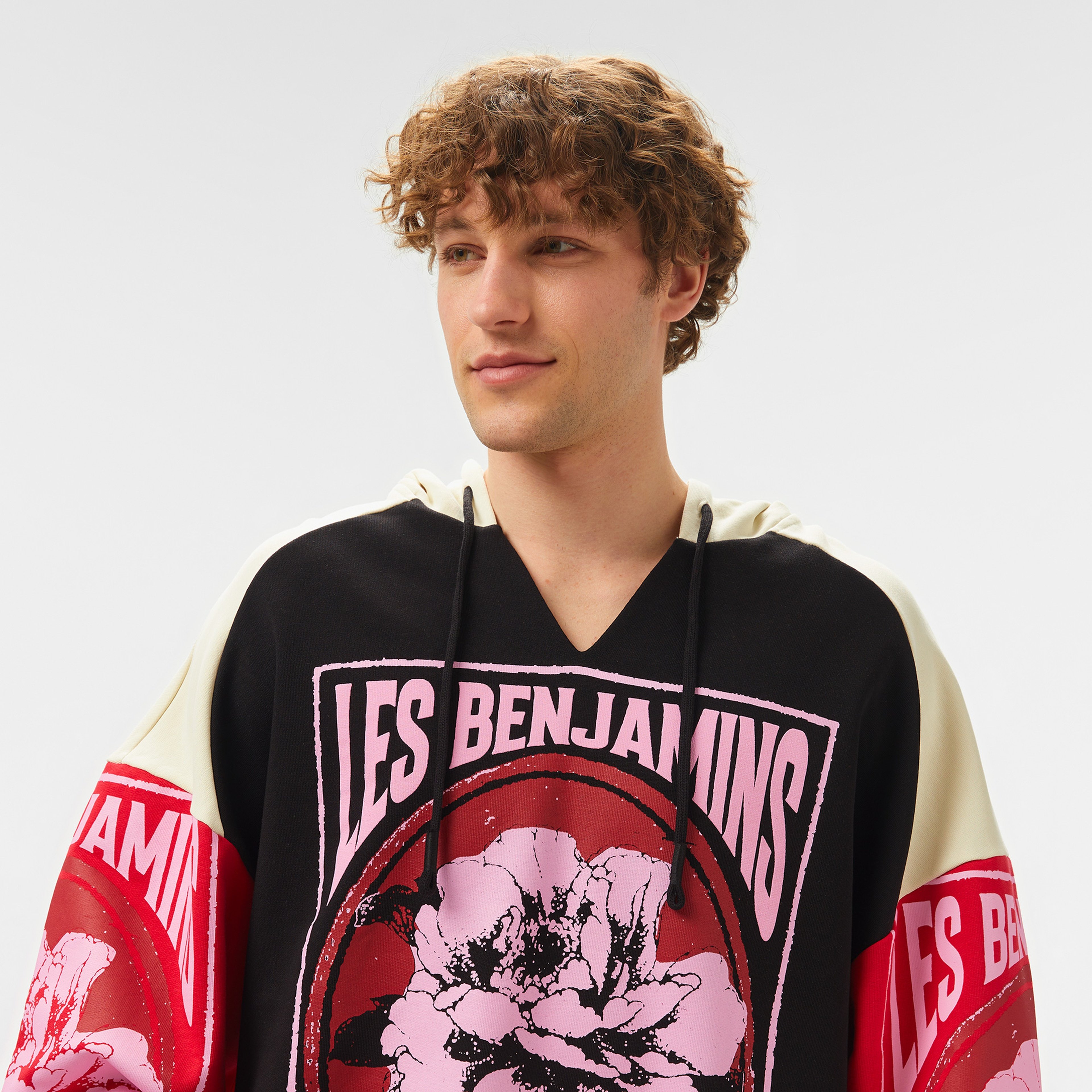 Les Benjamins 106 Erkek Renkli Hoodie