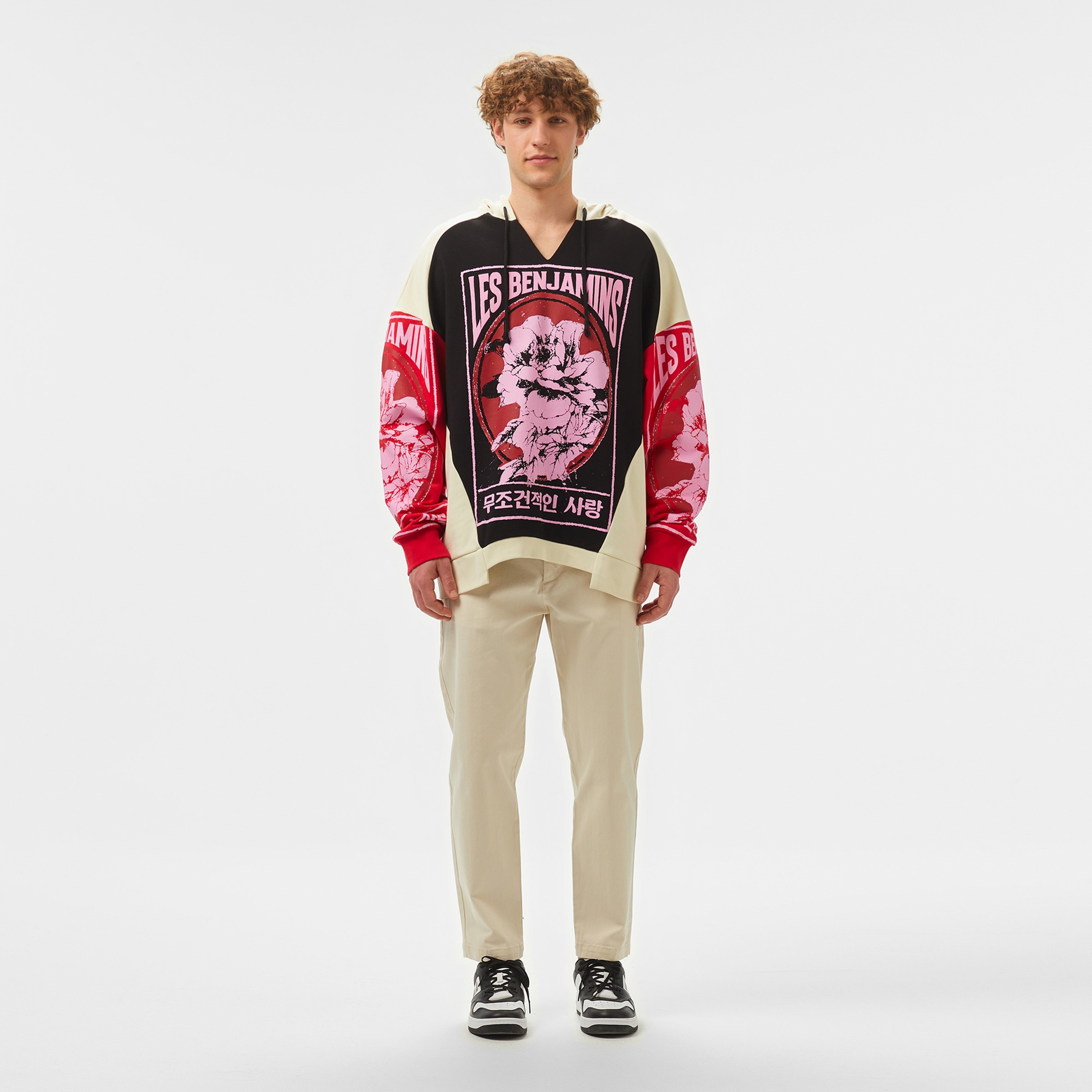 Les Benjamins 106 Erkek Renkli Hoodie