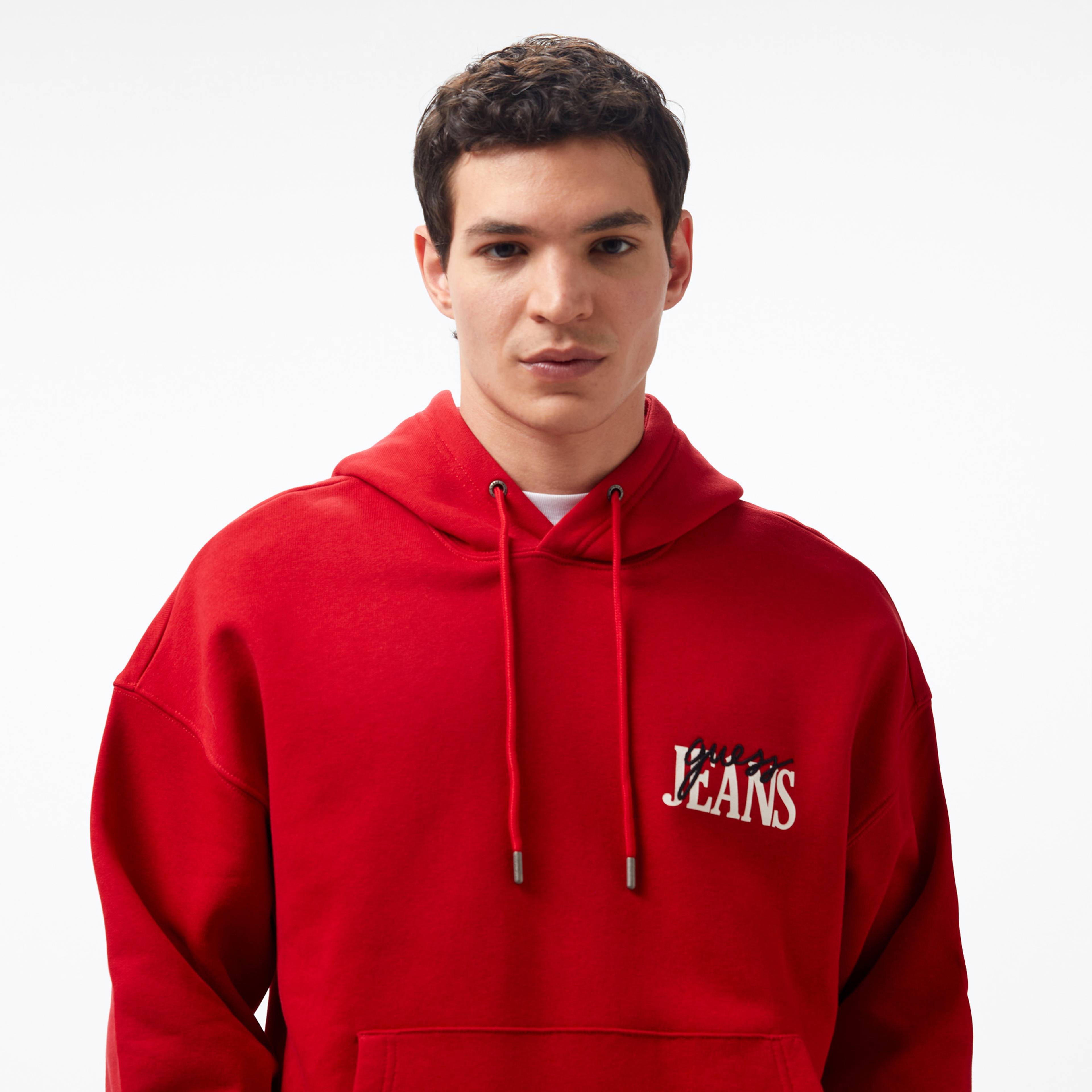 Guess Erkek Kırmızı Sweatshirt