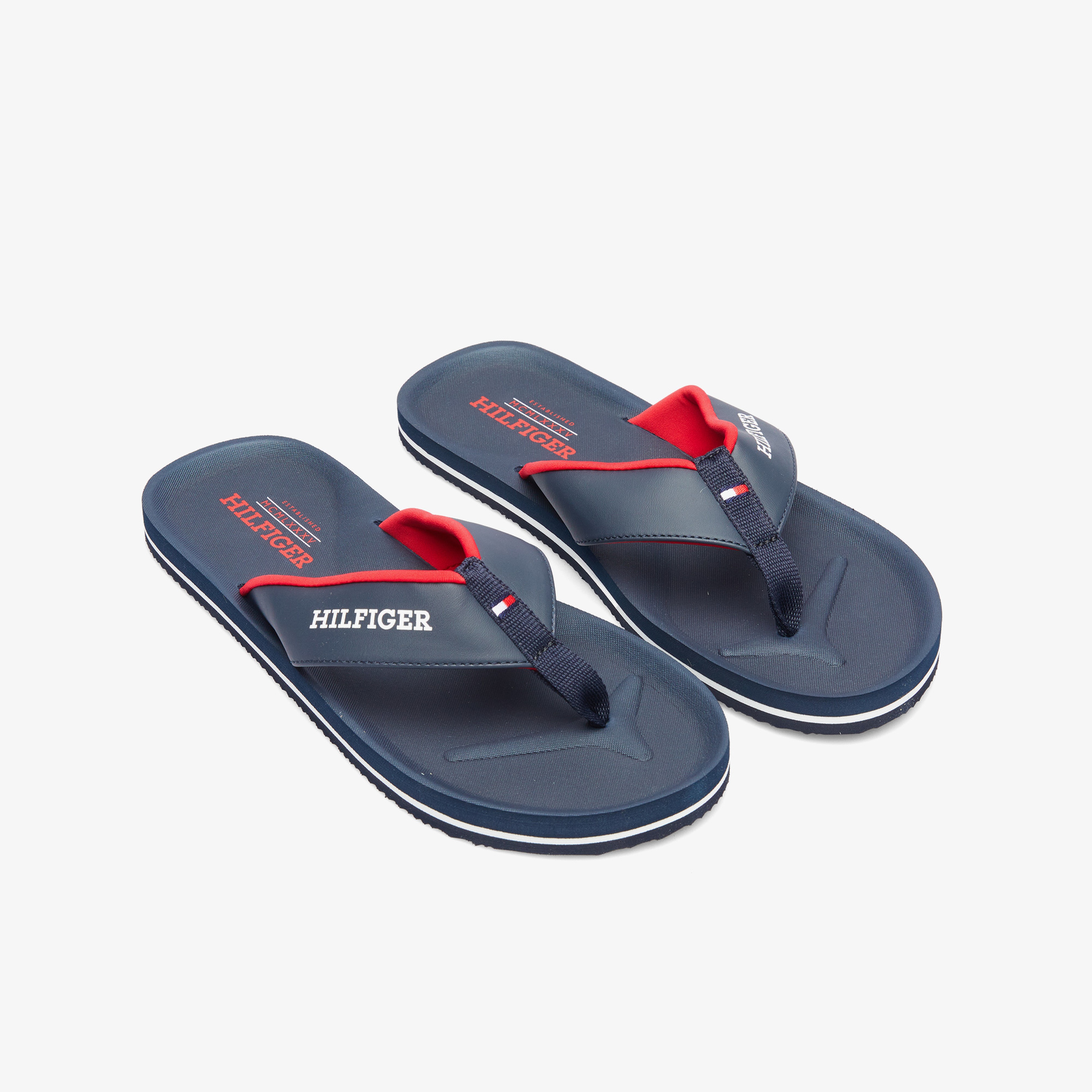 Tommy Hilfiger Padded Comfort B Erkek Mavi Terlik