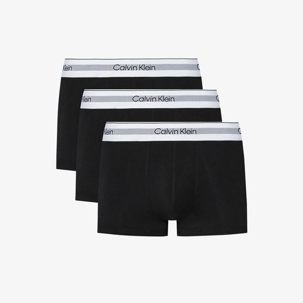 Calvin Klein 3lü Erkek Siyah Boxer