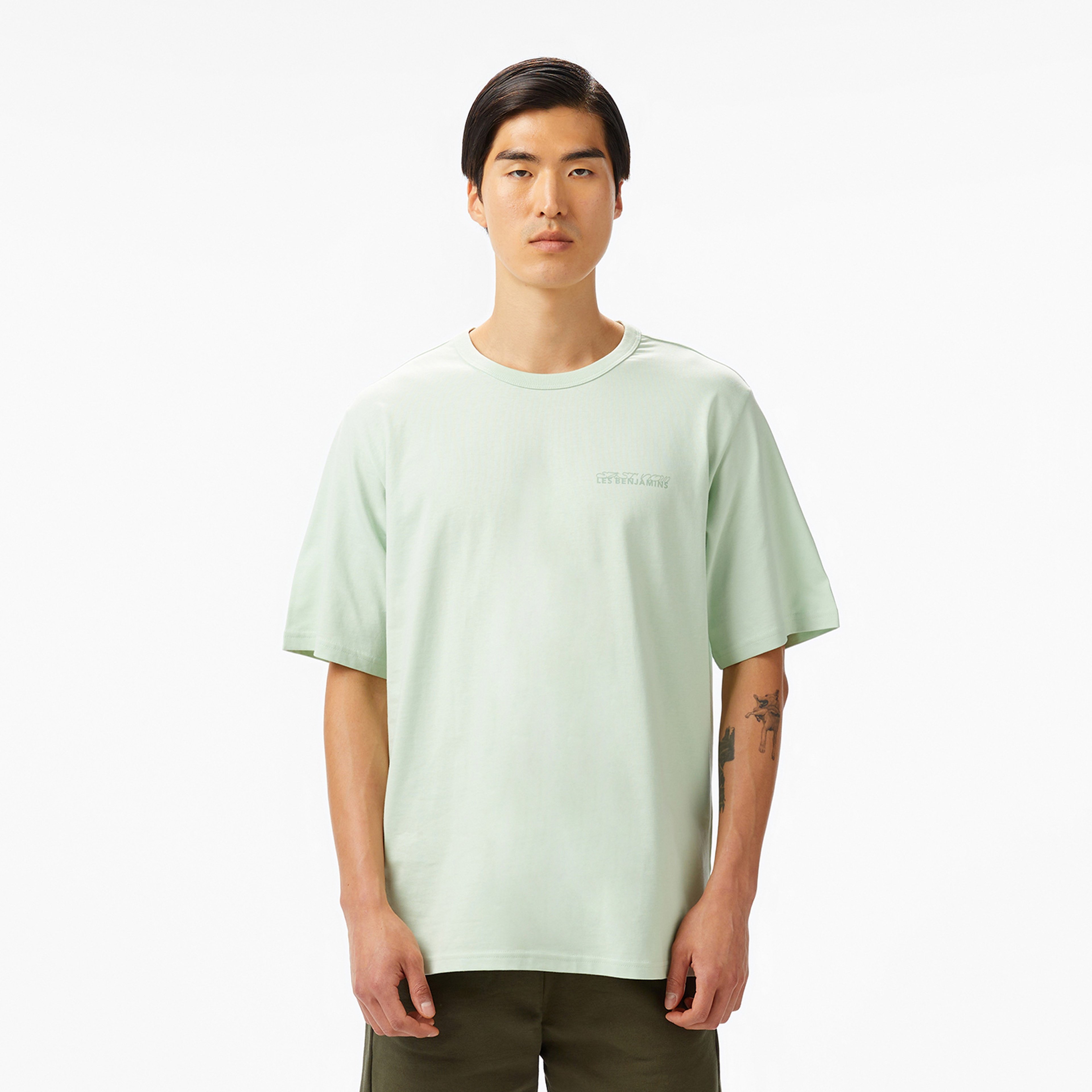 Les Benjamins 412 East Now Erkek Yeşil T-Shirt