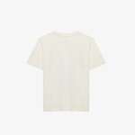 Skechers Regular Fit Baskılı Çocuk Beyaz T-Shirt