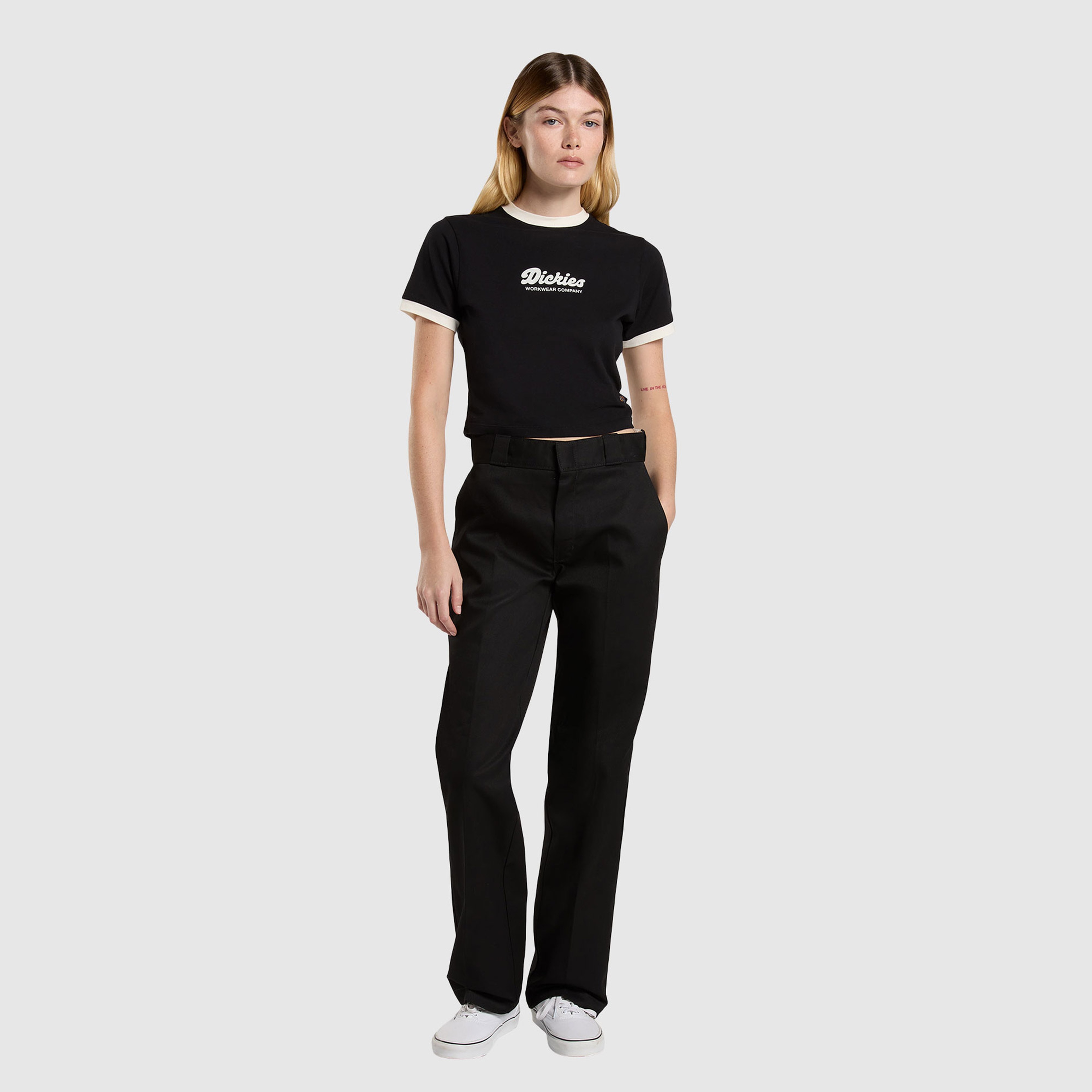 Dickies Lewistown Kadın Siyah T-Shirt