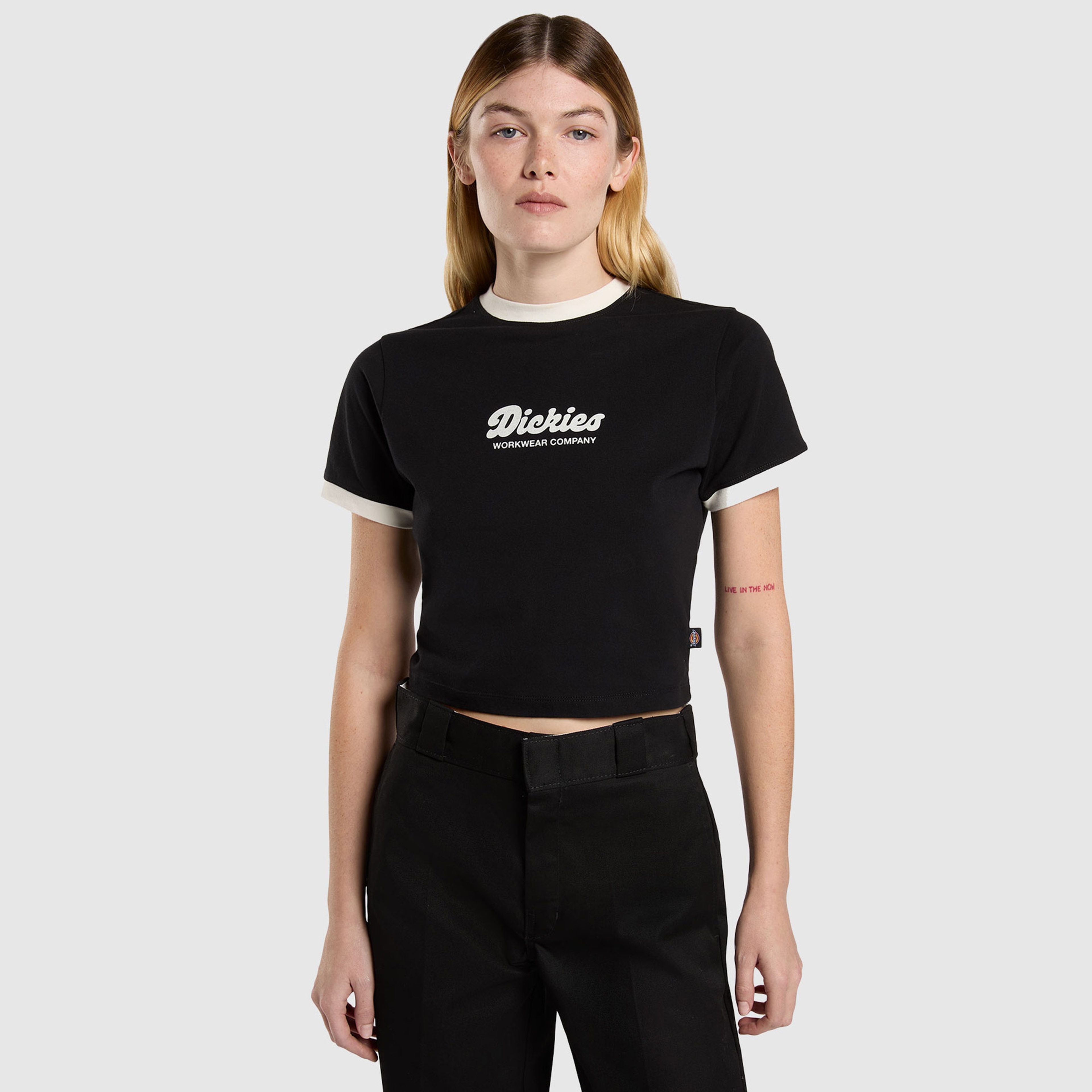 Dickies Lewistown Kadın Siyah T-Shirt