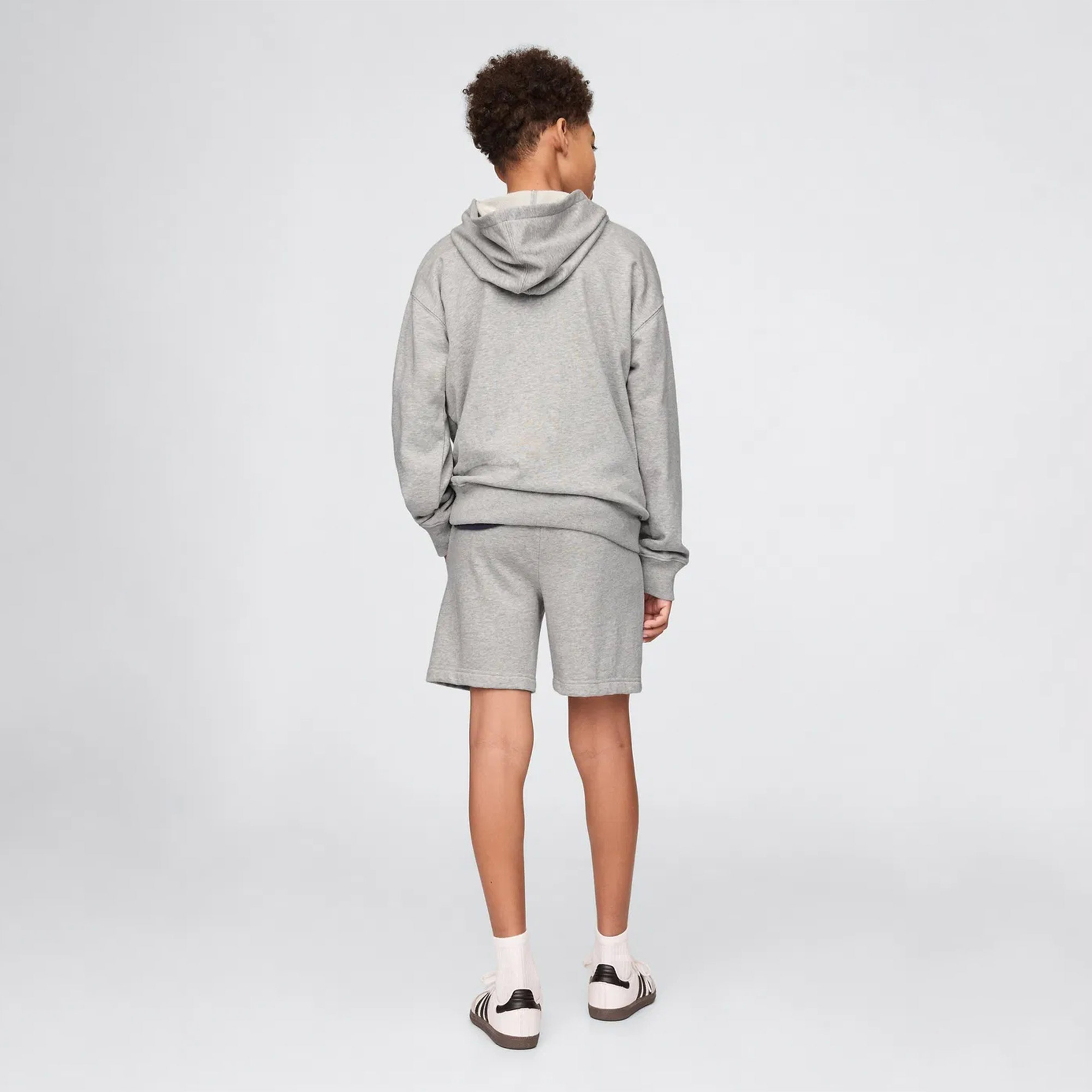 Gap Relaxed Fit French Terry Çocuk Gri Şort