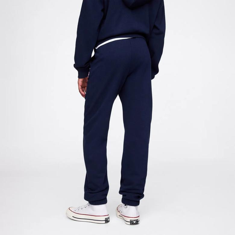 Gap Logo Relaxed Fit Çocuk Lacivert Eşofman Altı