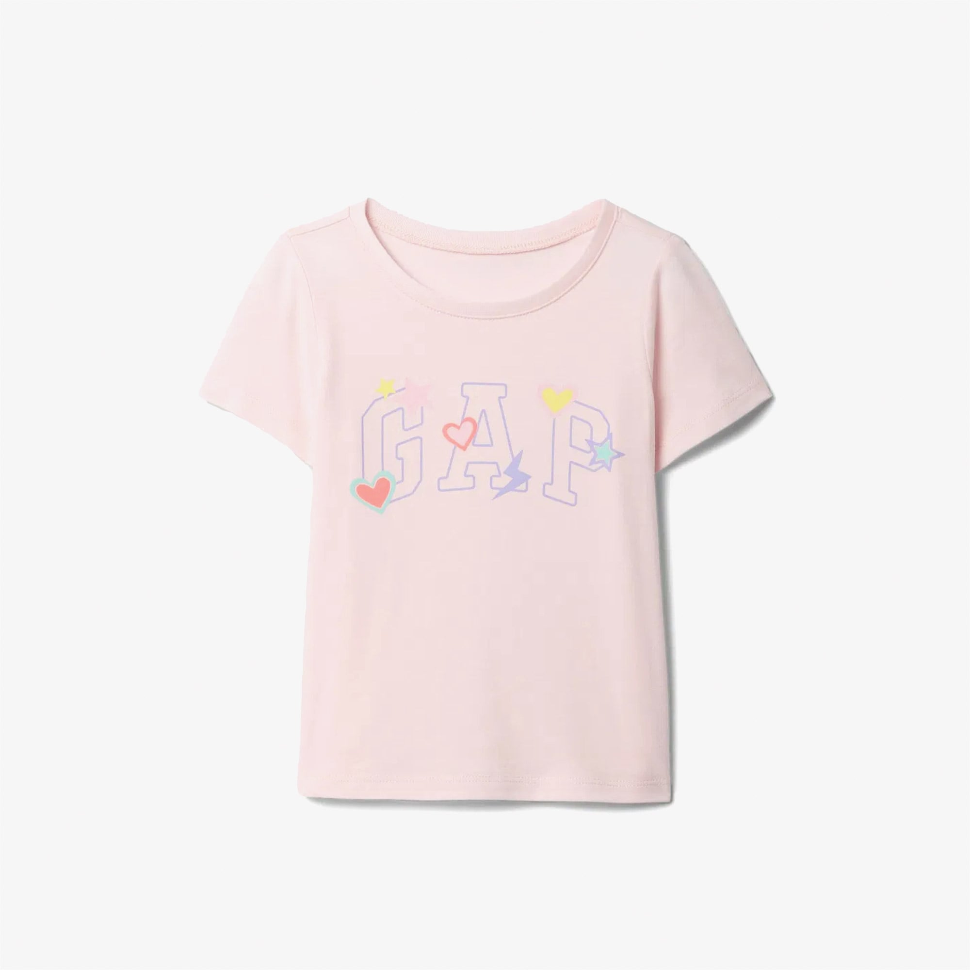 Gap Logo Çocuk Pembe T-Shirt