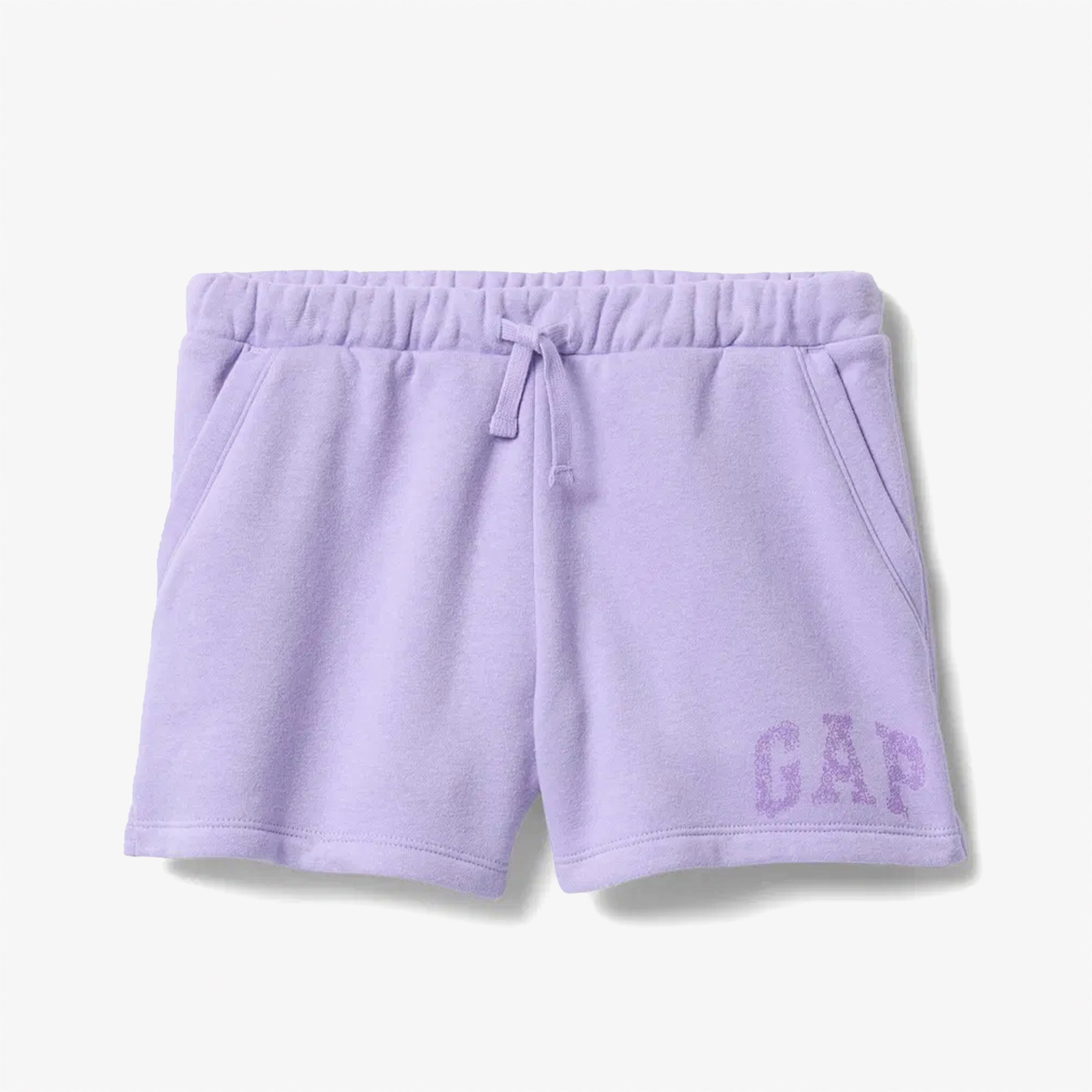 Gap Relaxed Fit French Terry Çocuk Mor Şort