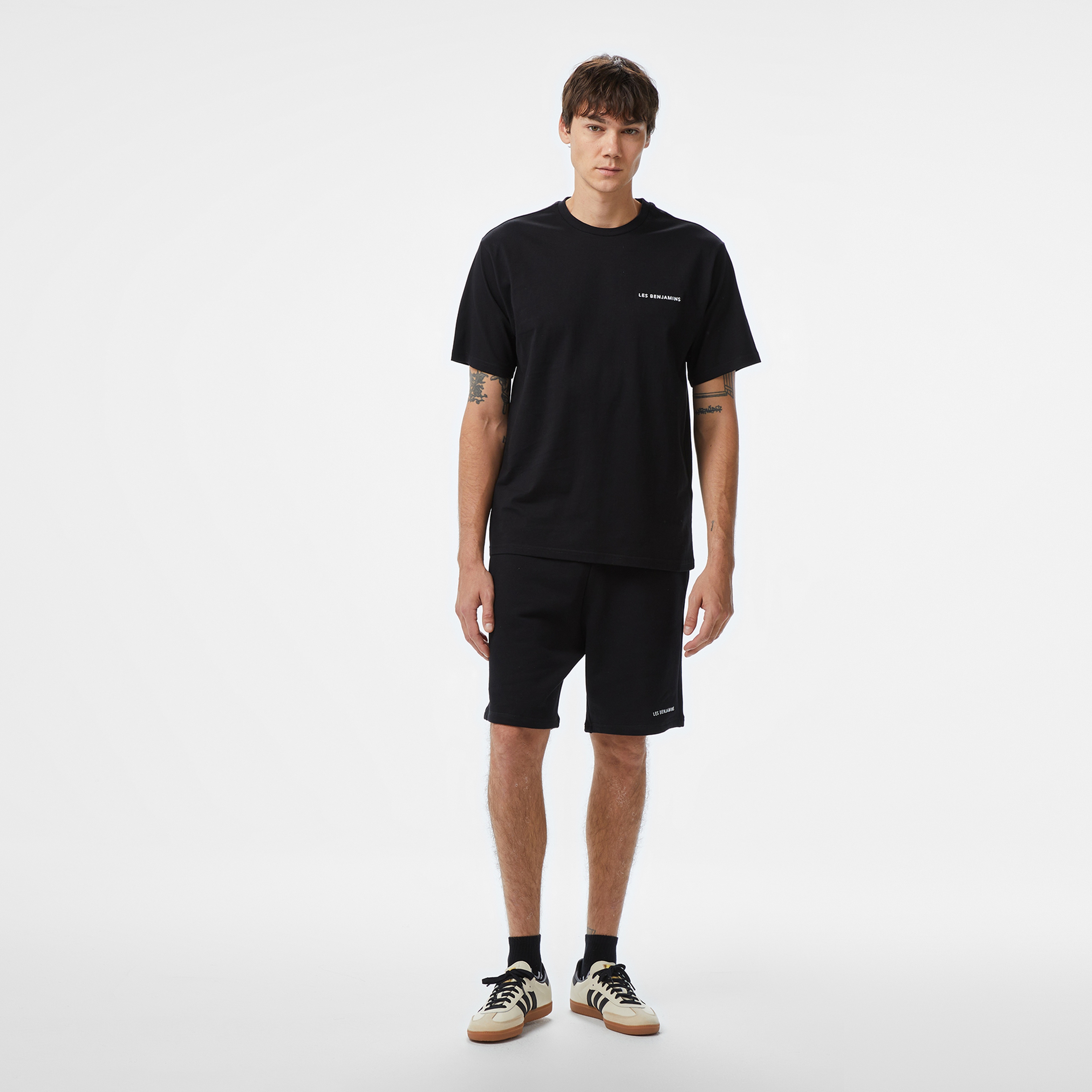 Les Benjamins Essentials Erkek Siyah T-Shirt
