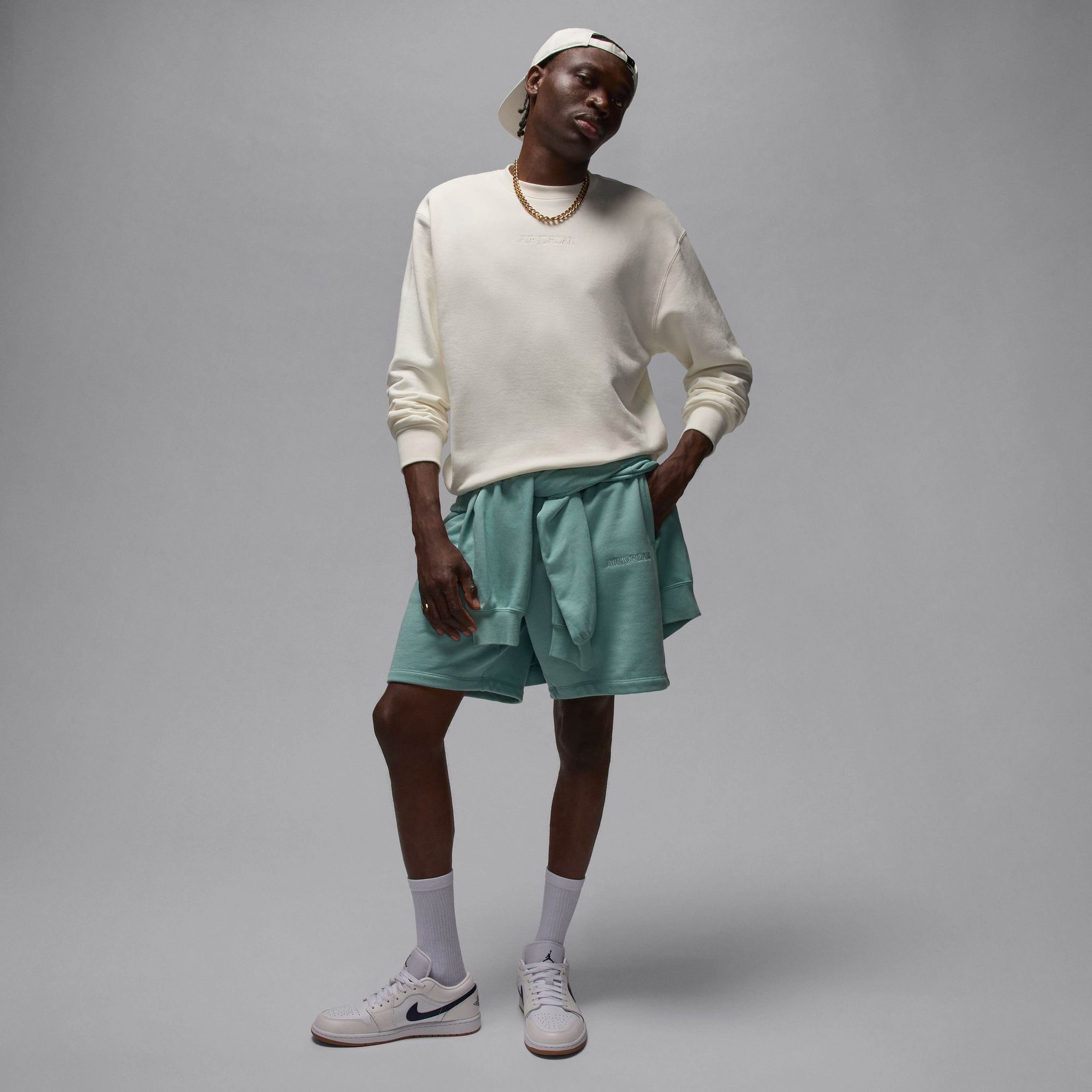 Nike Air Jordan 1 Low SE 'Summit White Rattan' Erkek Beyaz Sneaker