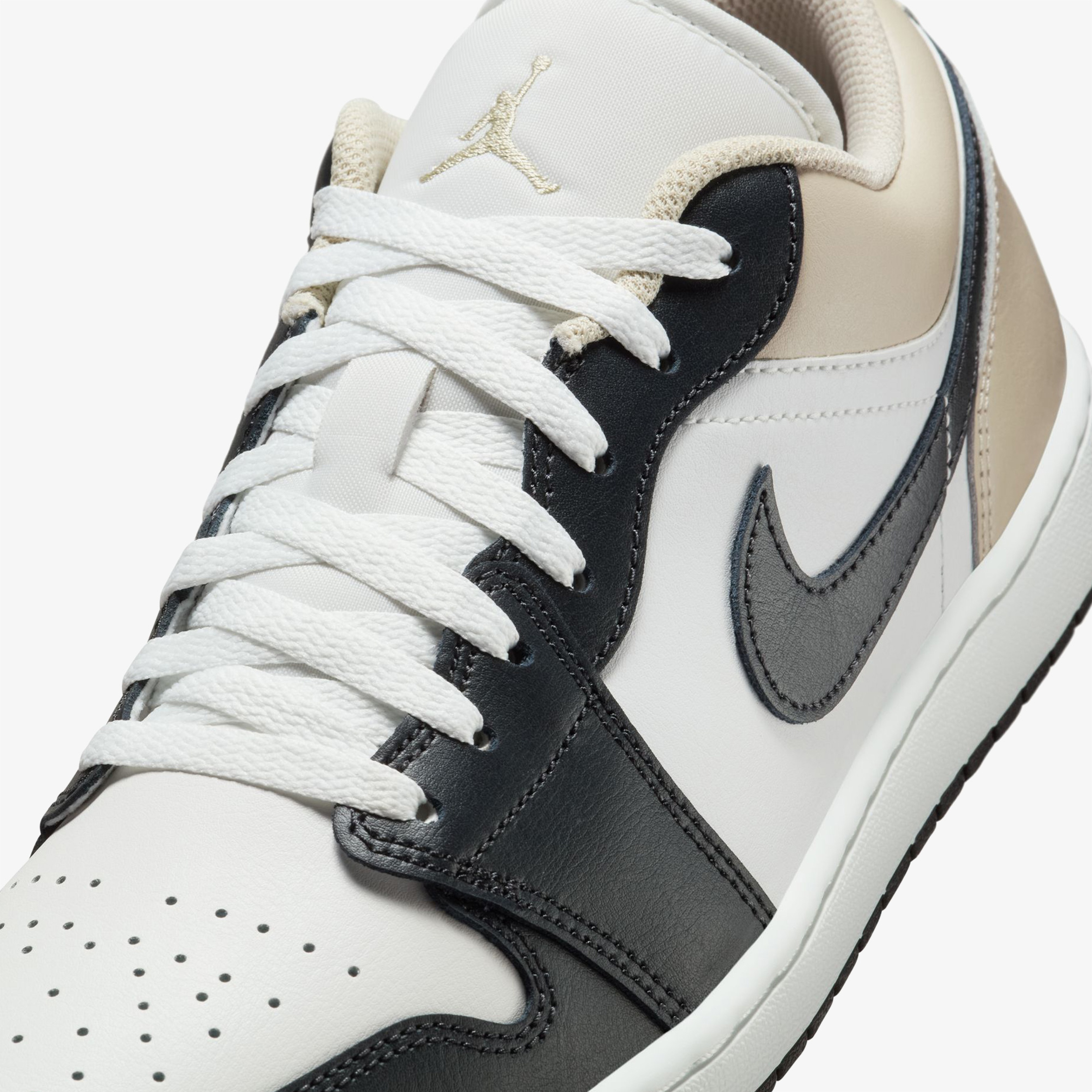 Nike Air Jordan 1 Low SE 'Summit White Rattan' Erkek Beyaz Sneaker