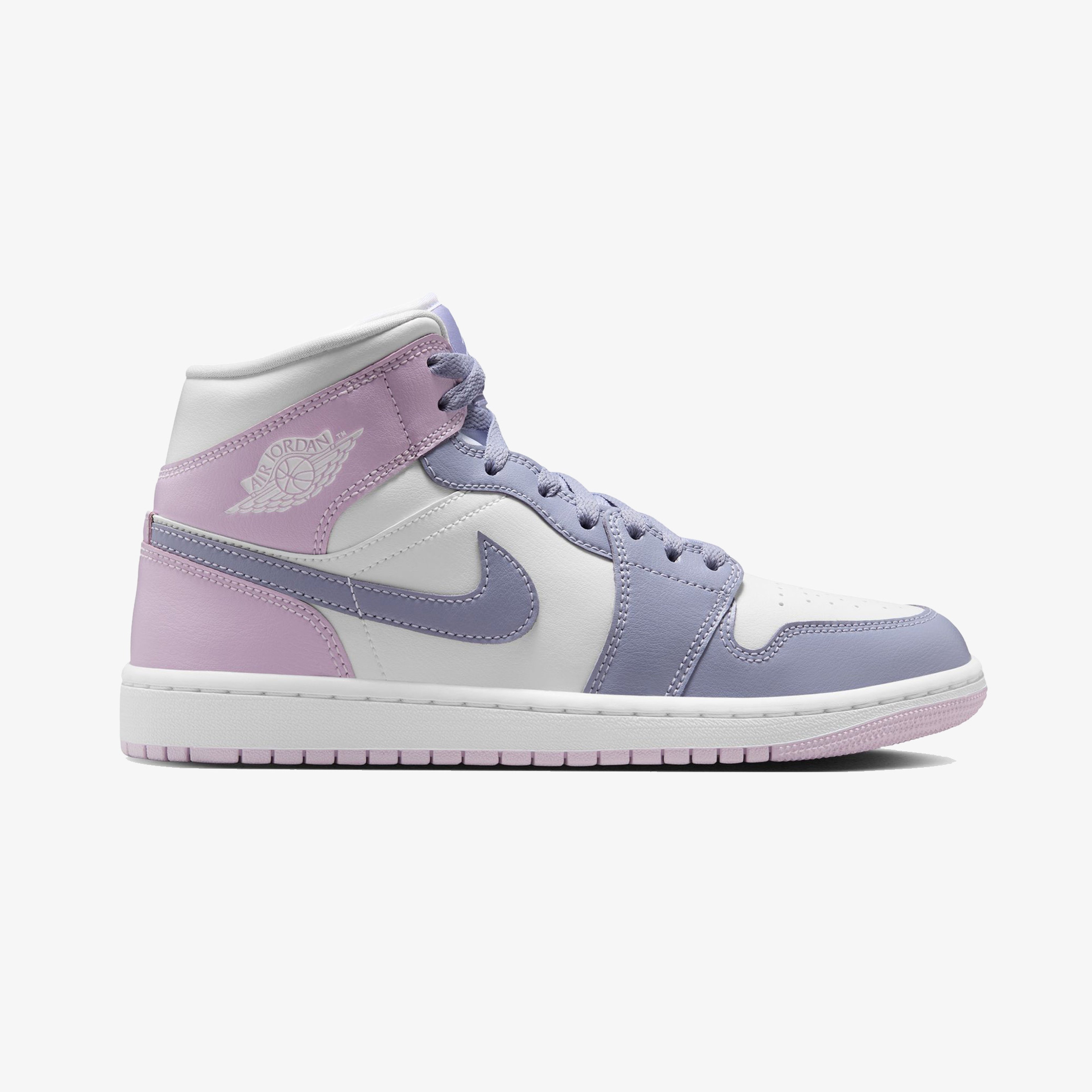 Nike Jordan 1 Mid 'Indigo Haze' Kadın Pembe Sneaker