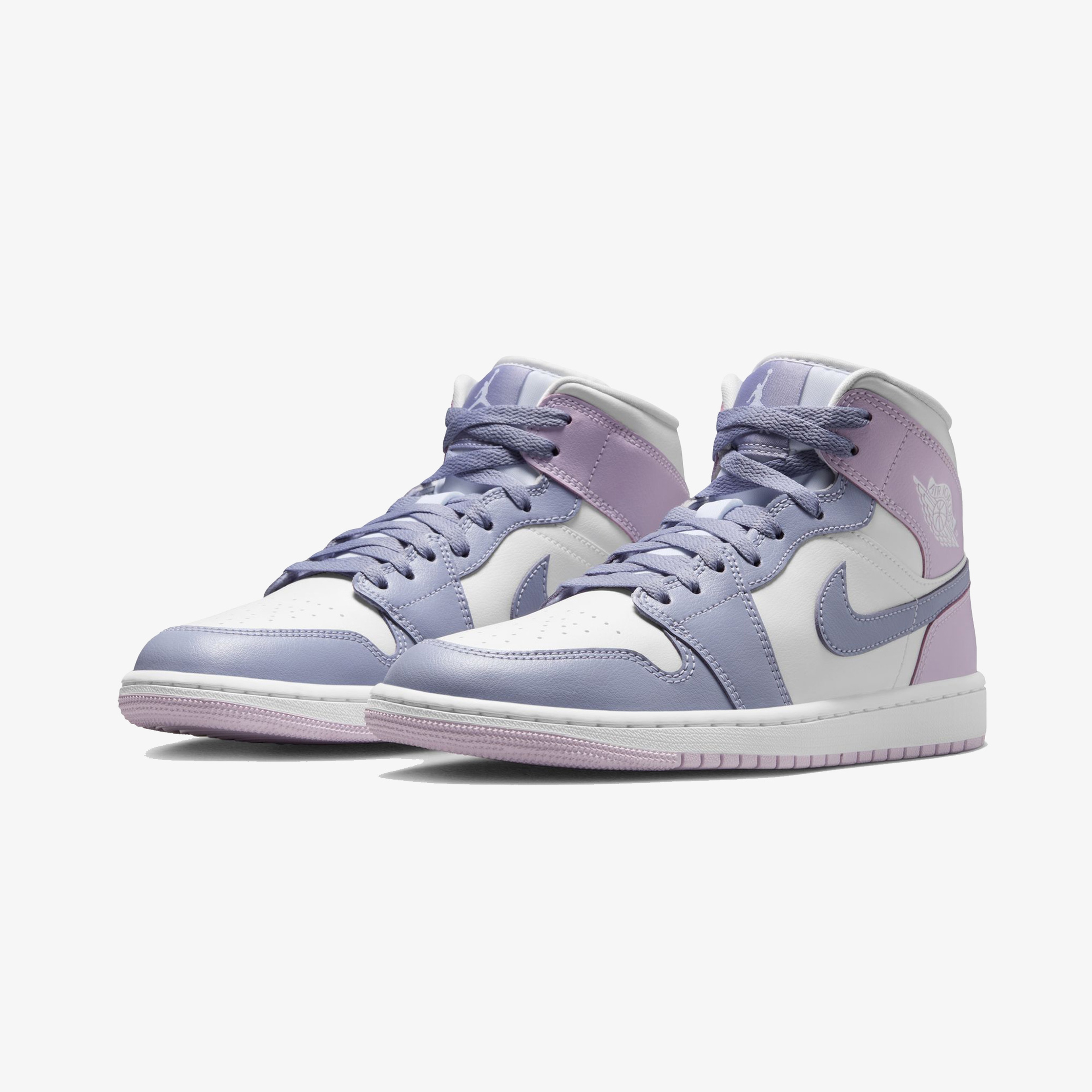 Nike Jordan 1 Mid 'Indigo Haze' Kadın Pembe Sneaker