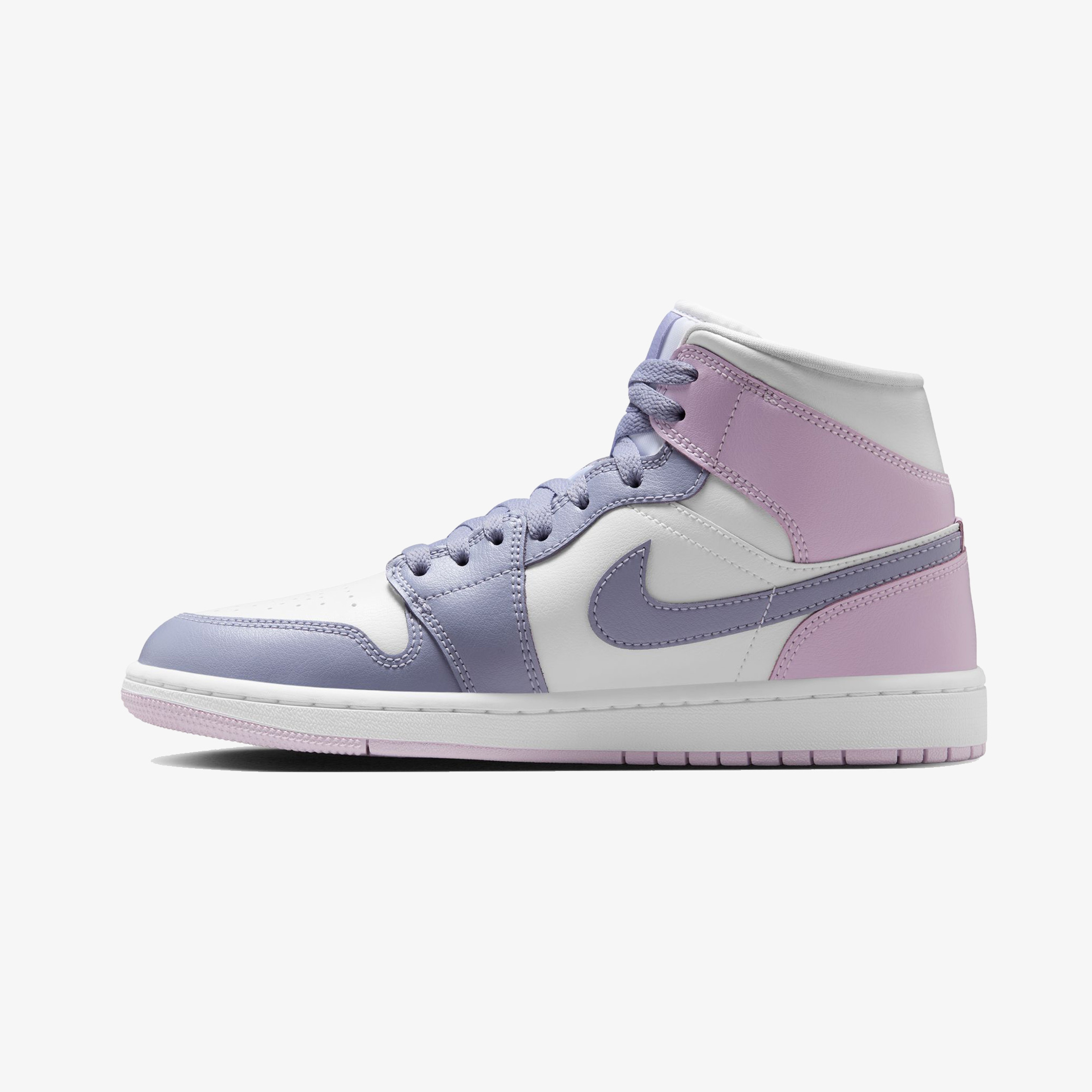 Nike Jordan 1 Mid 'Indigo Haze' Kadın Pembe Sneaker