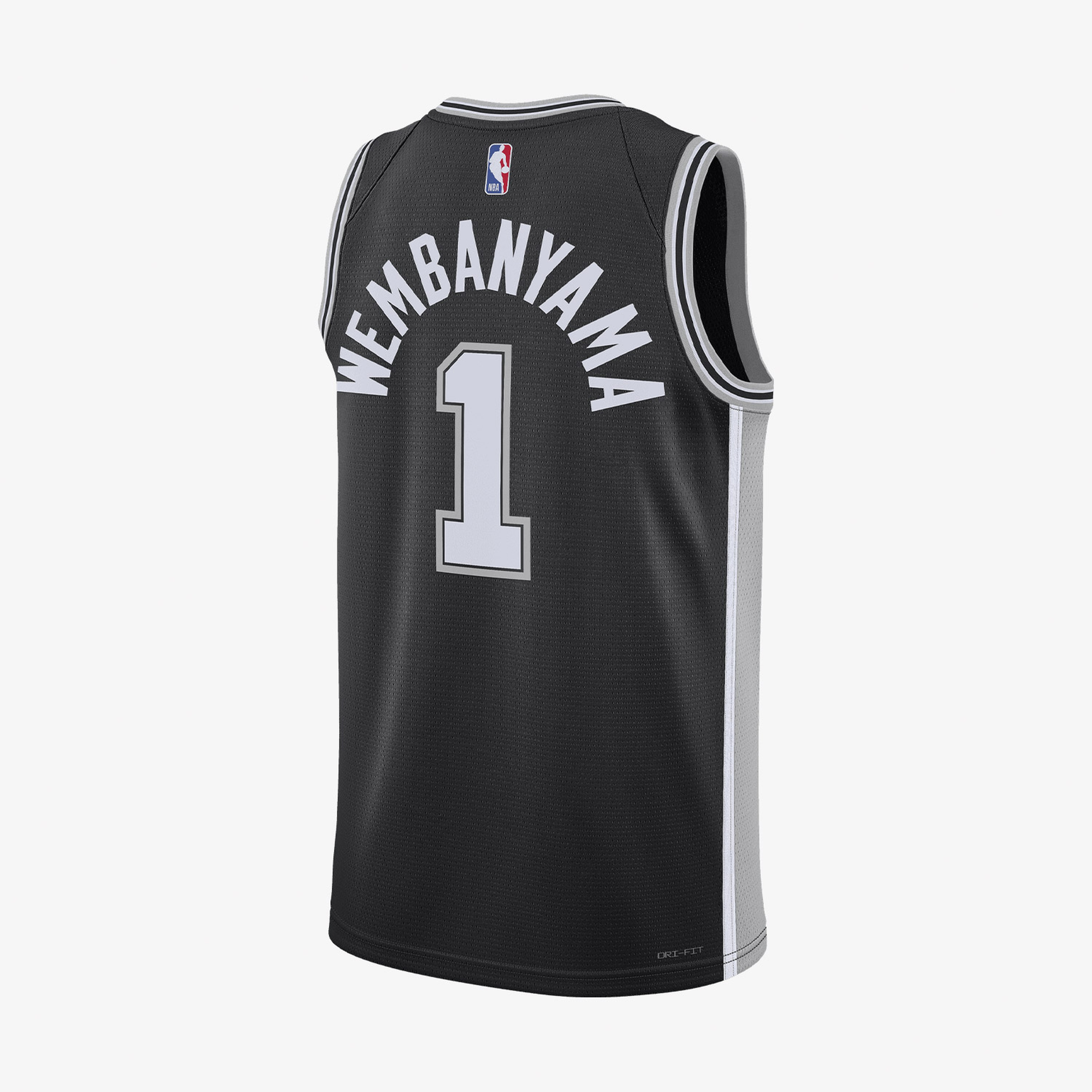 Nike San Antonio Spurs Icon Edition 2022/23 Dri-FIT Erkek Siyah Forma