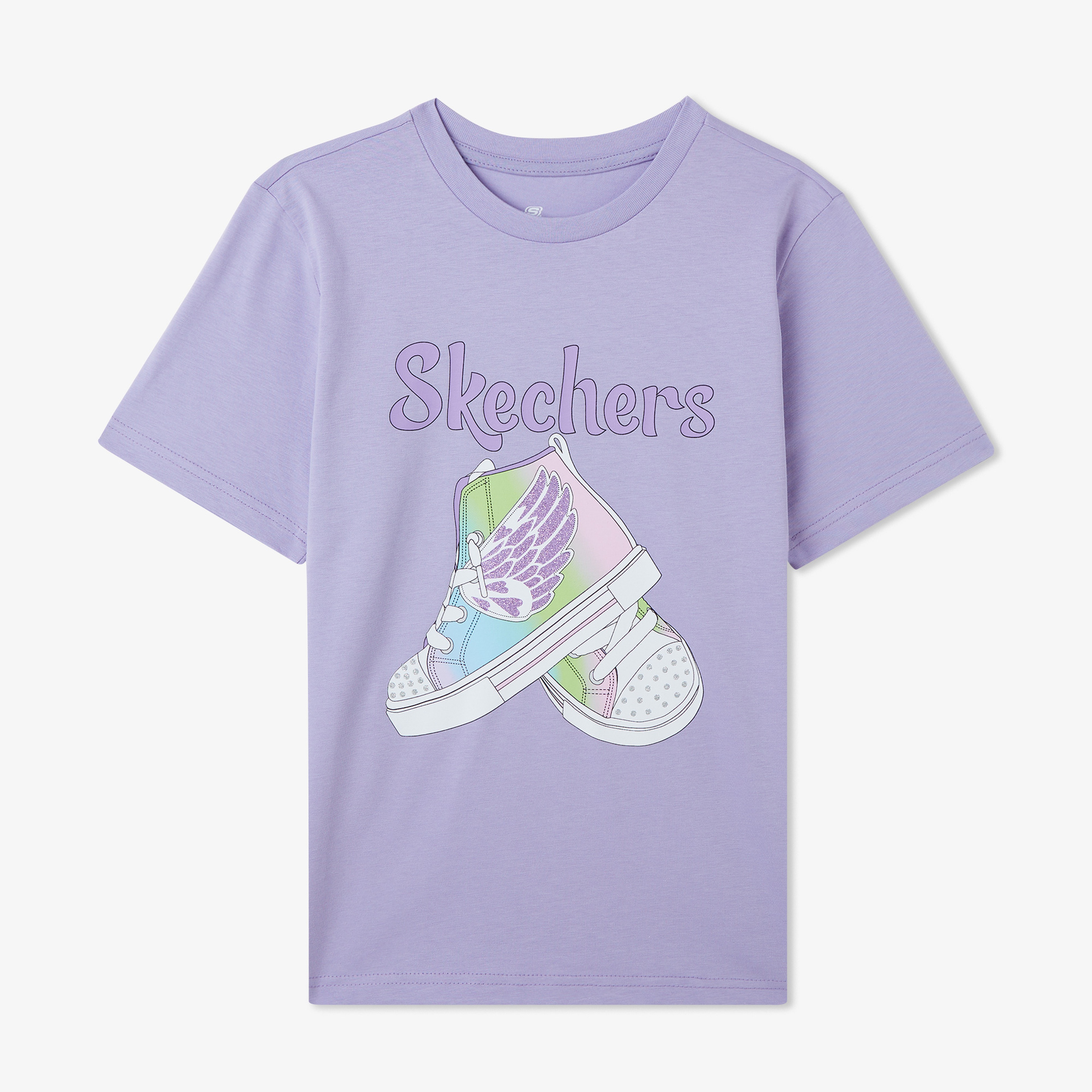Skechers Graphic Çocuk Mor T-Shirt