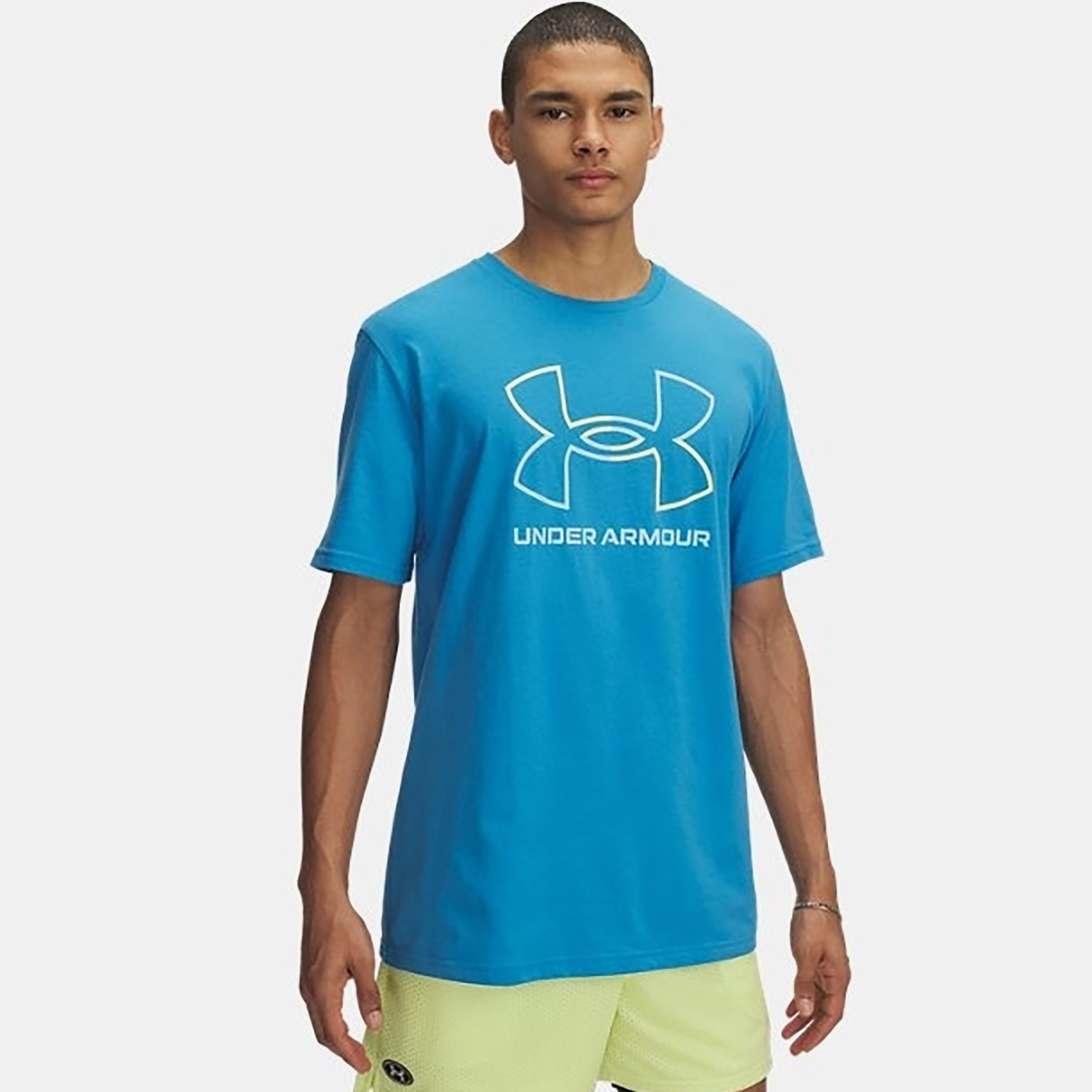 Under Armour Gl Foundation Update Ss Erkek Mavi T-Shirt