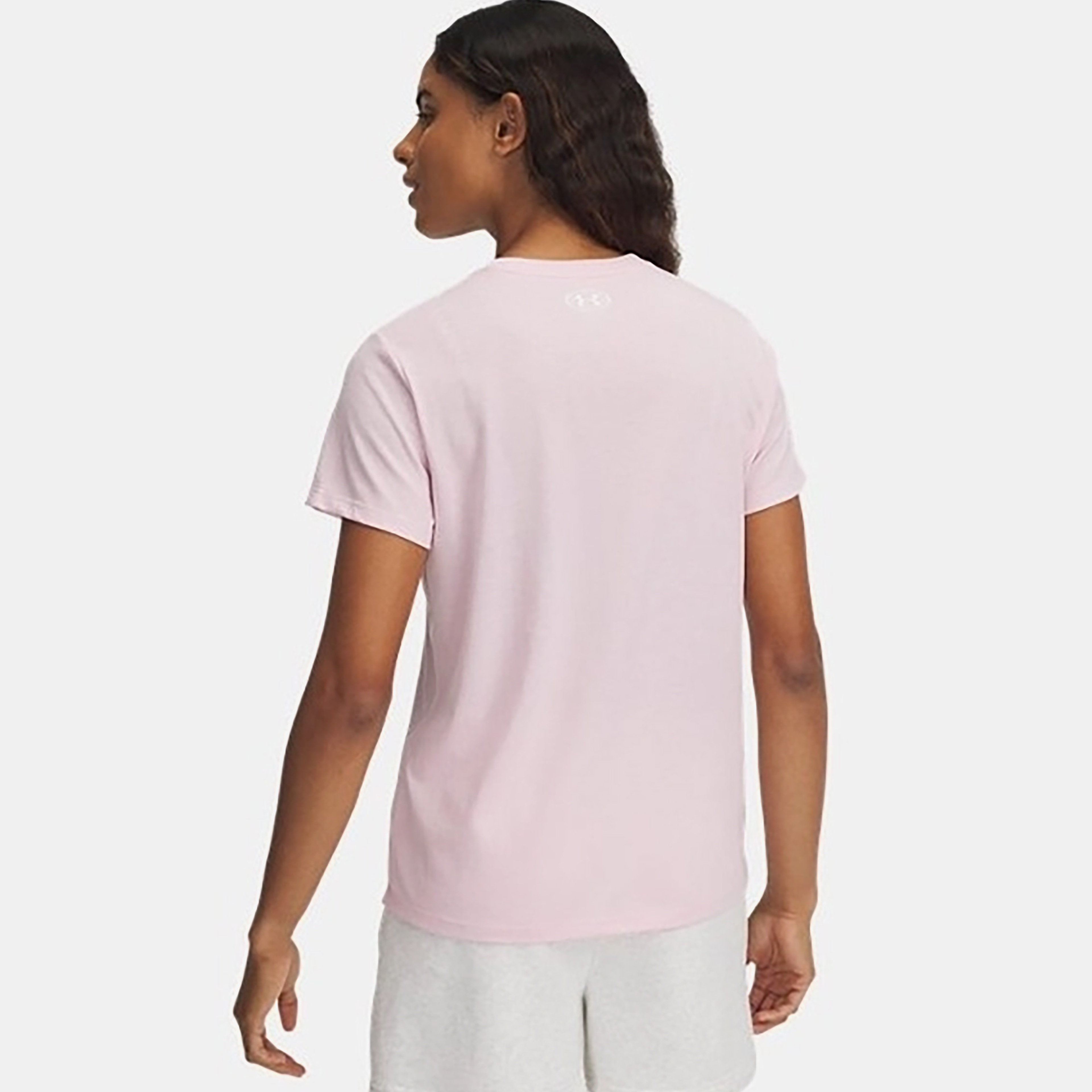 Under Armour Rival Outline Ss Kadın Pembe T-Shirt