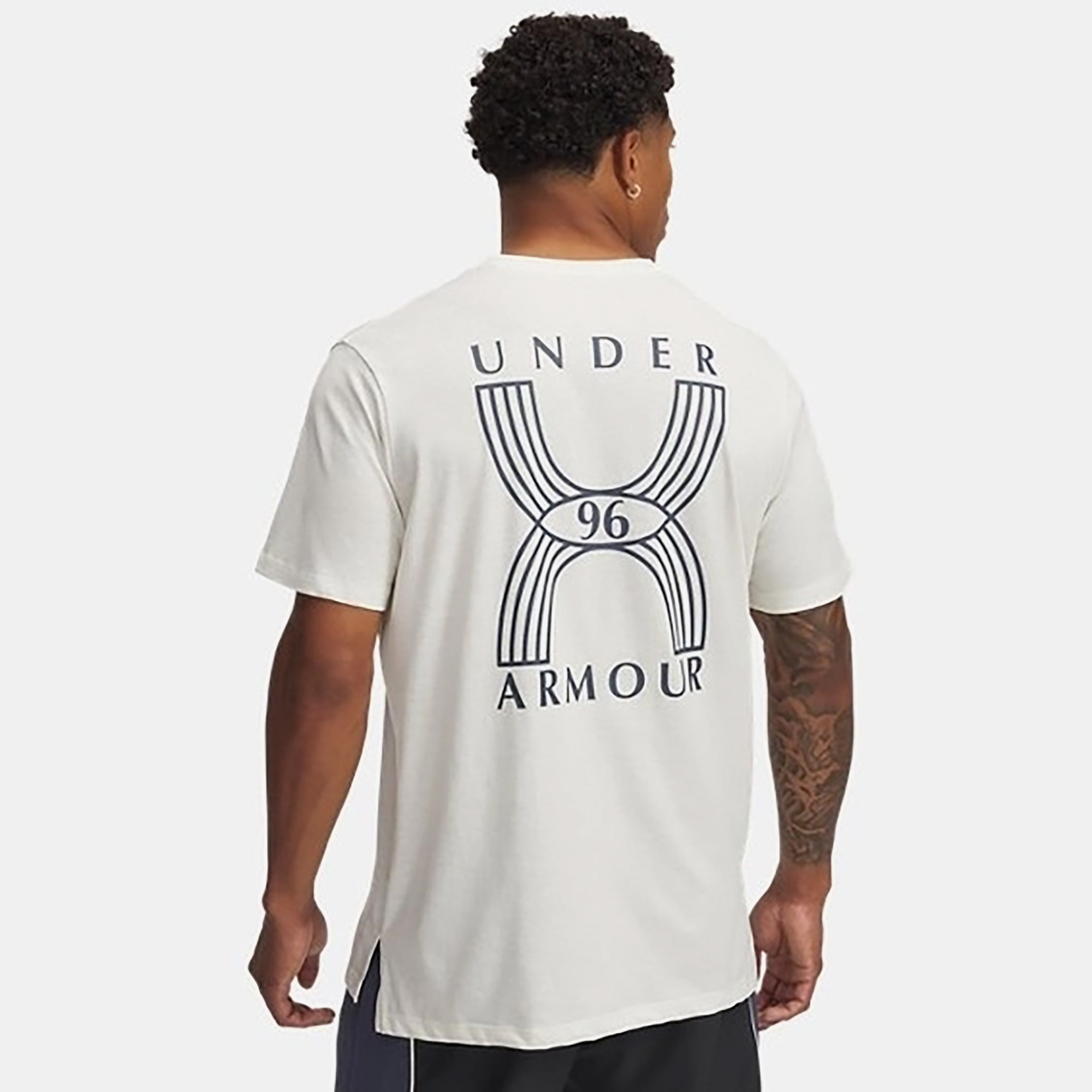 Under Armour Run 96 Beyaz Erkek T-Shirt