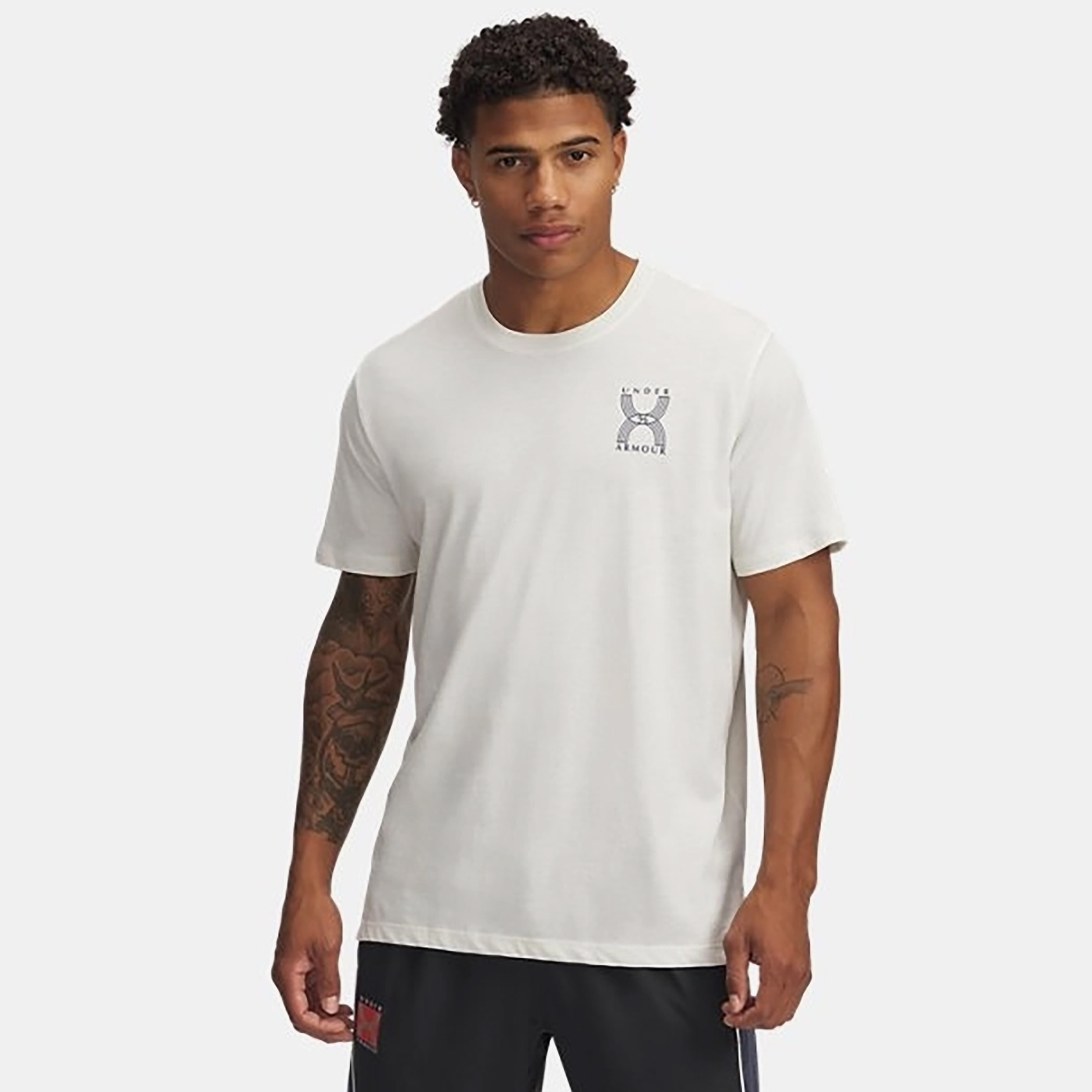 Under Armour Run 96 Beyaz Erkek T-Shirt