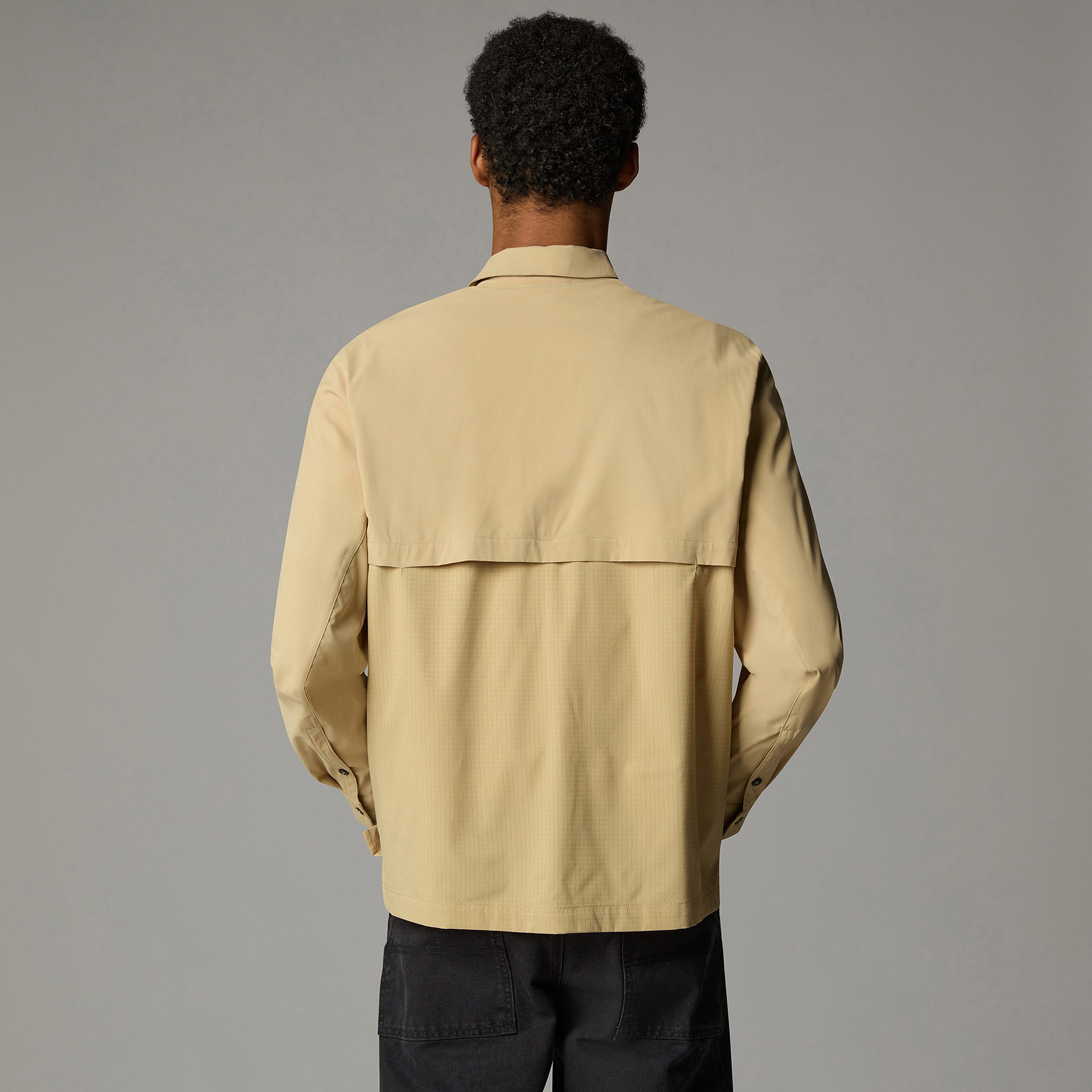 The North Face L/S Lightrange Erkek Haki Gömlek