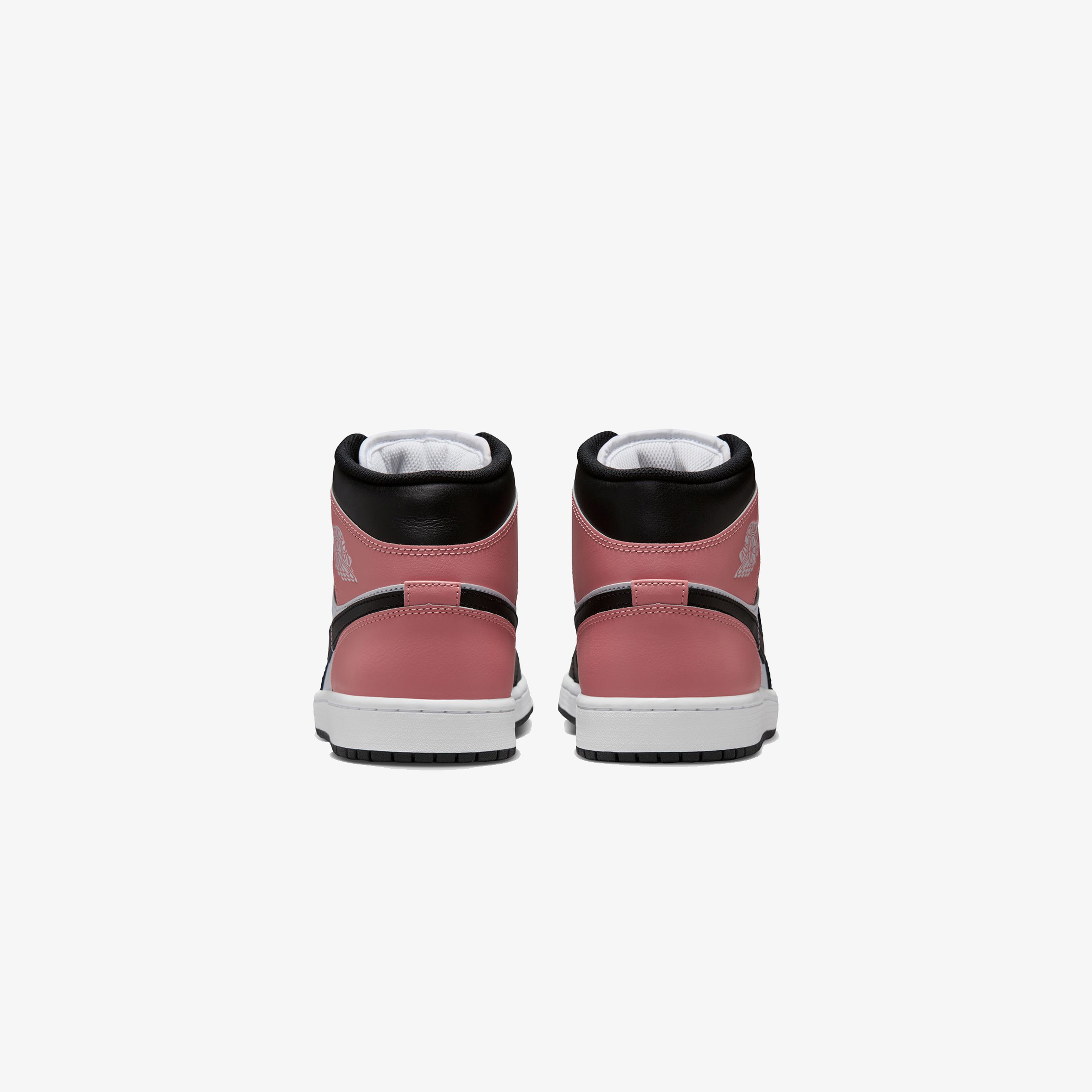 Nike Air Jordan 1 Mid Erkek Siyah Bilekli Sneaker
