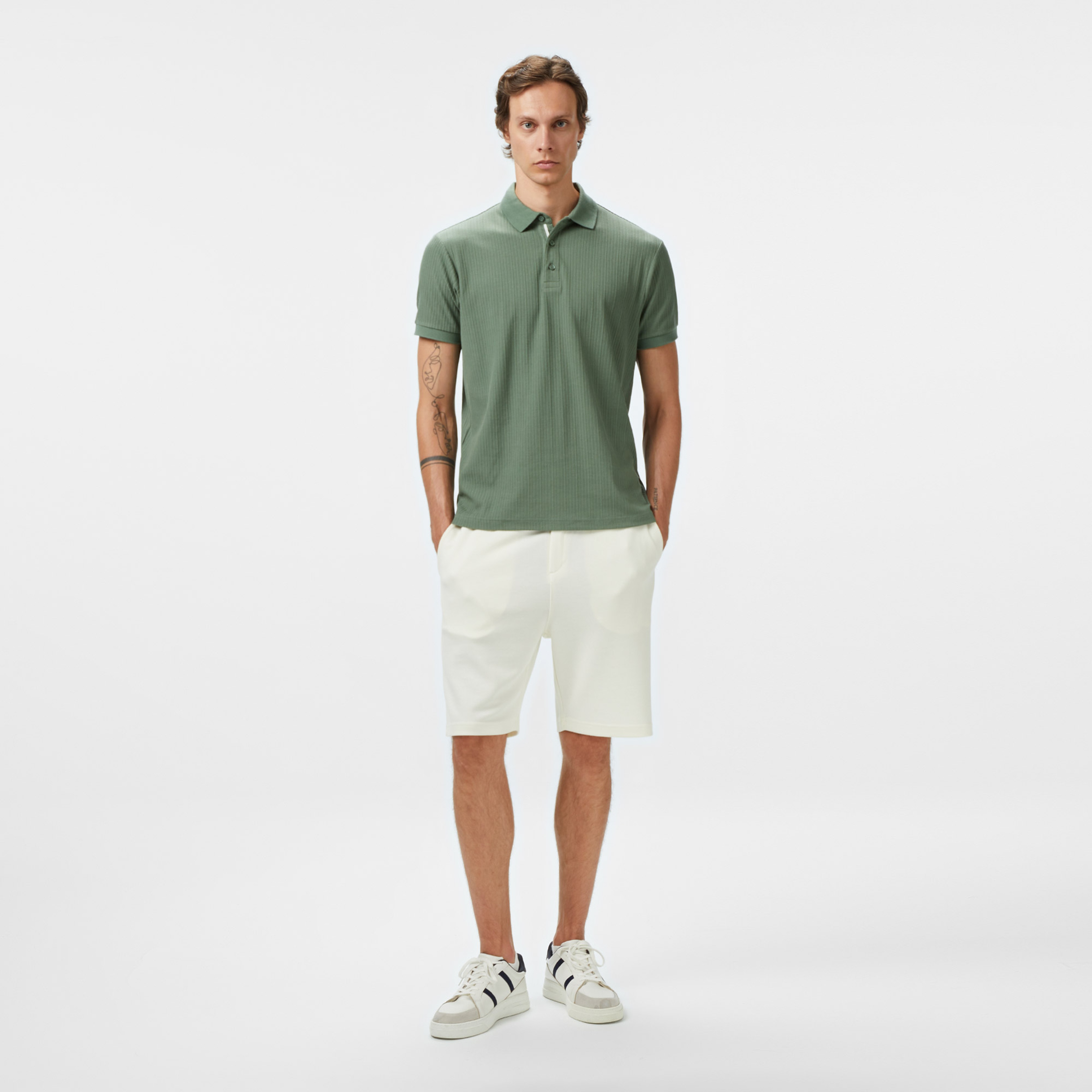 Nautica Erkek Yeşil Regular Fit Polo