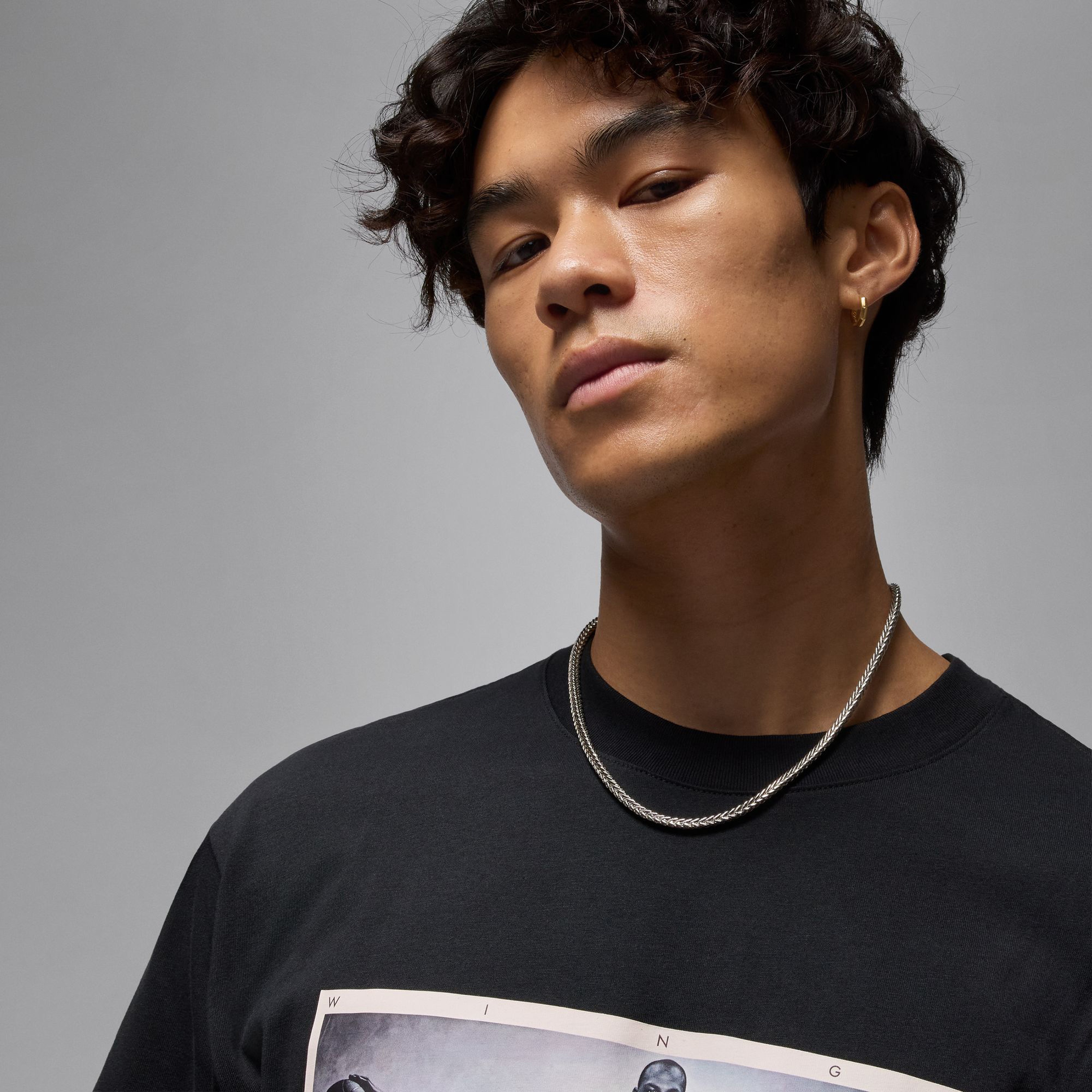 Jordan Wings Erkek Siyah T-Shirt