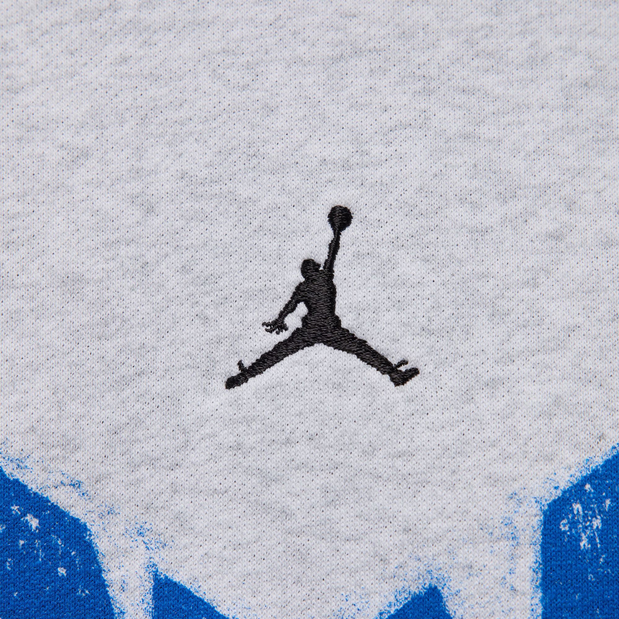 Jordan Brooklyn College Erkek Gri Hoodie