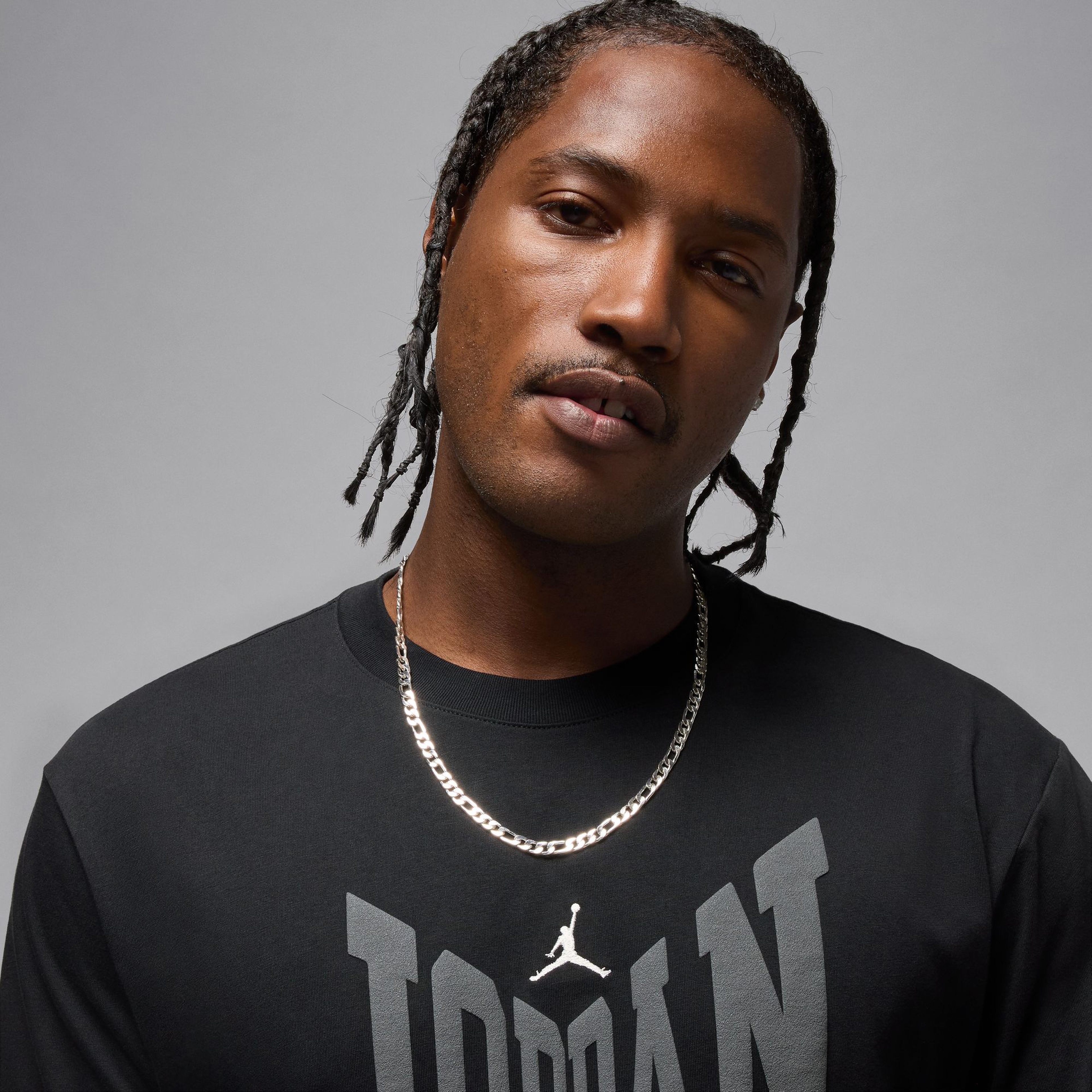 Jordan Brooklyn Erkek Siyah T-Shirt