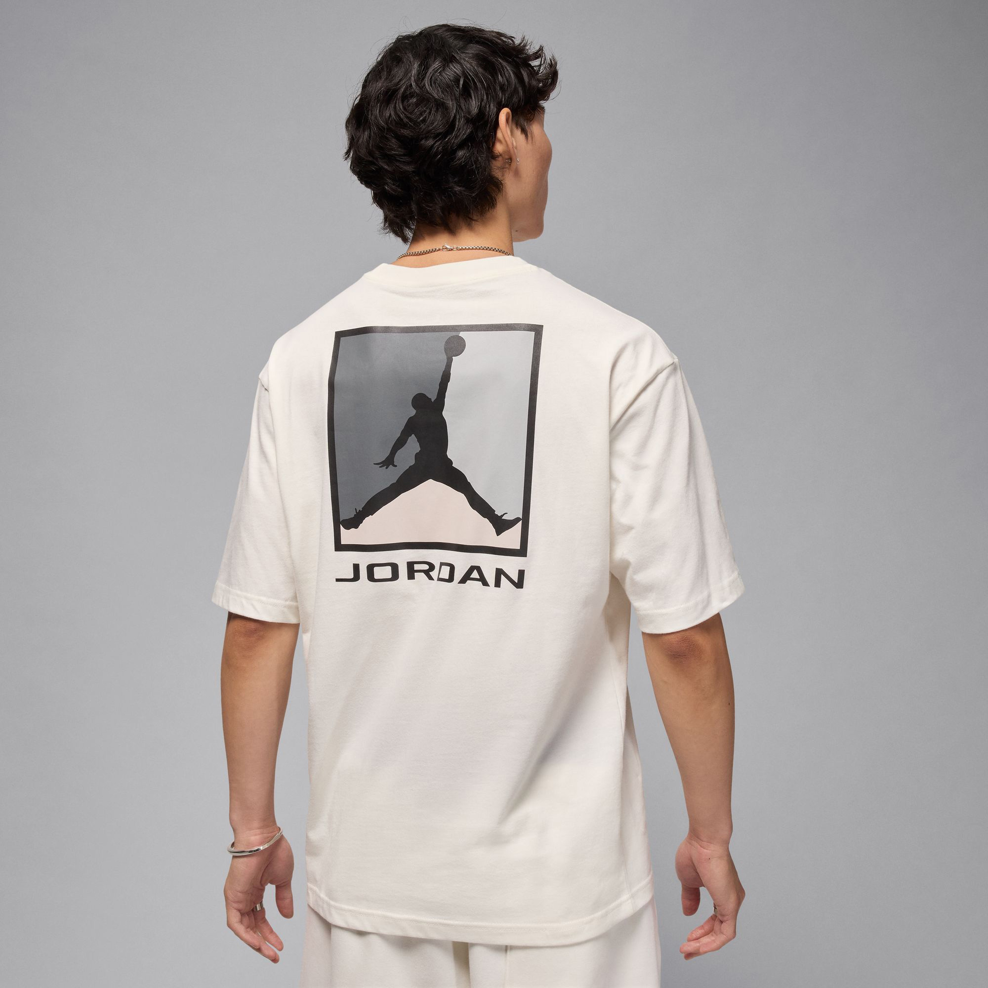 Jordan Brooklyn Fleece 3.0 Erkek Beyaz T-Shirt
