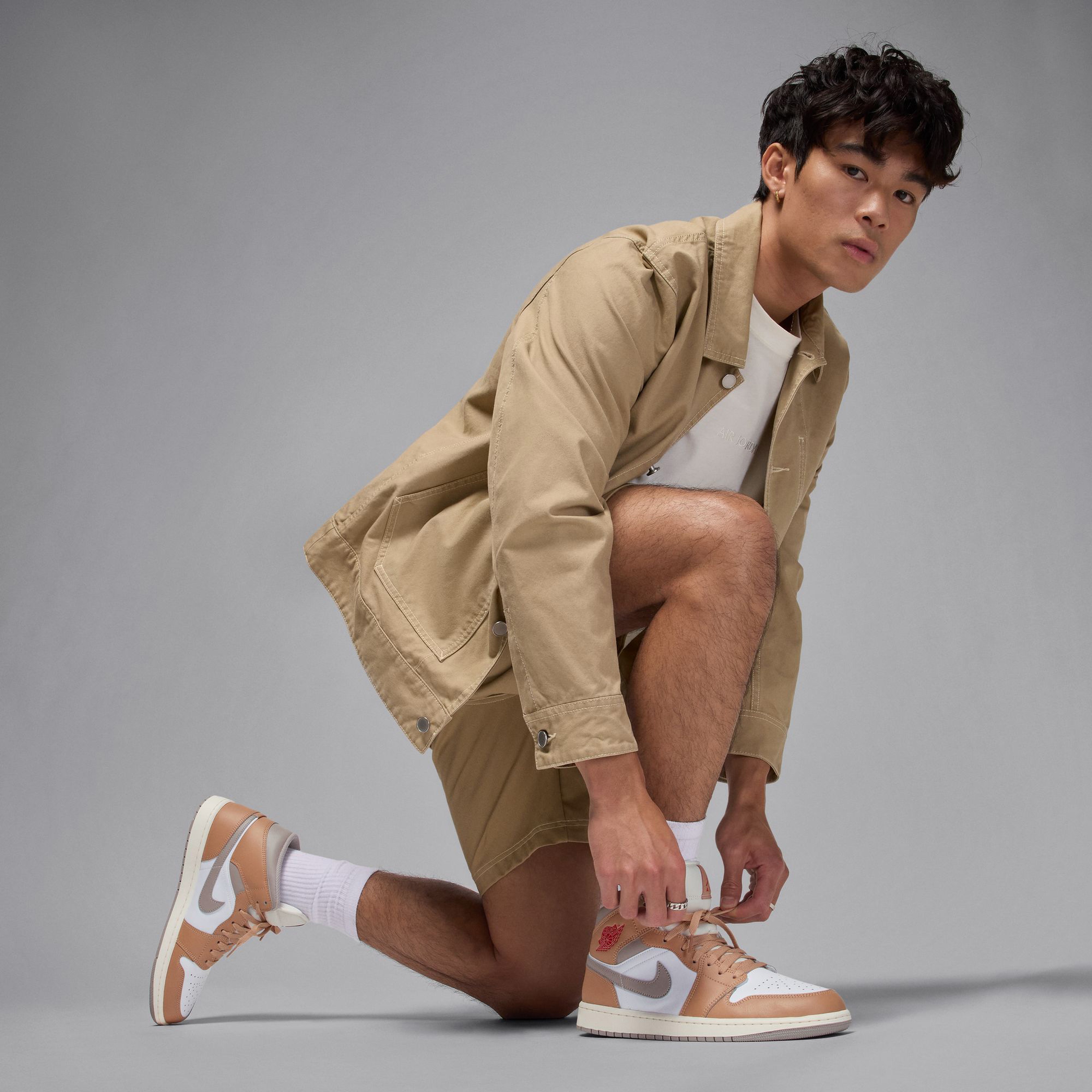 Nike Air Jordan 1 Low Erkek Kahverengi Spor Ayakkabı