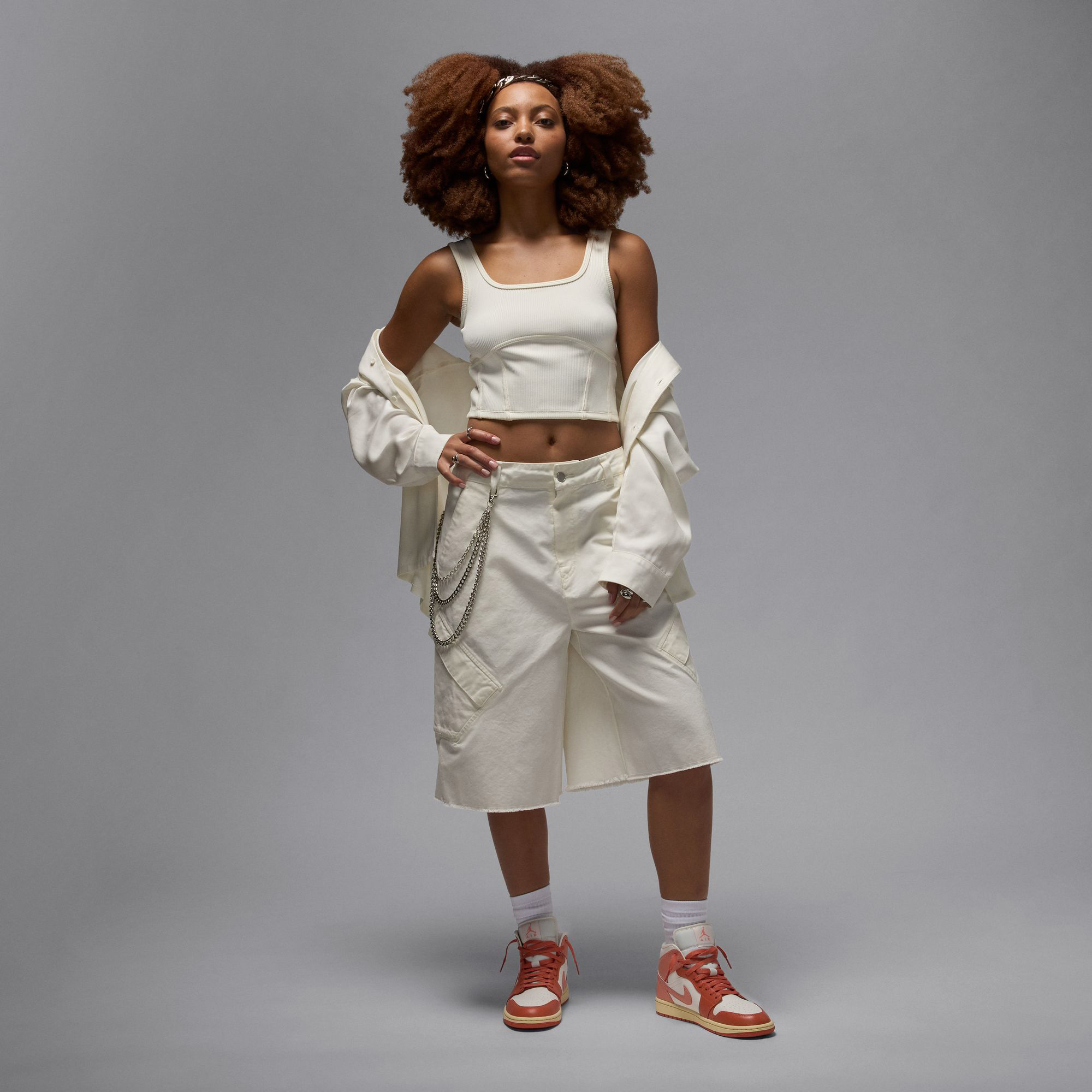 Nike Air Jordan 1 Mid Kadın Pembe Spor Ayakkabı