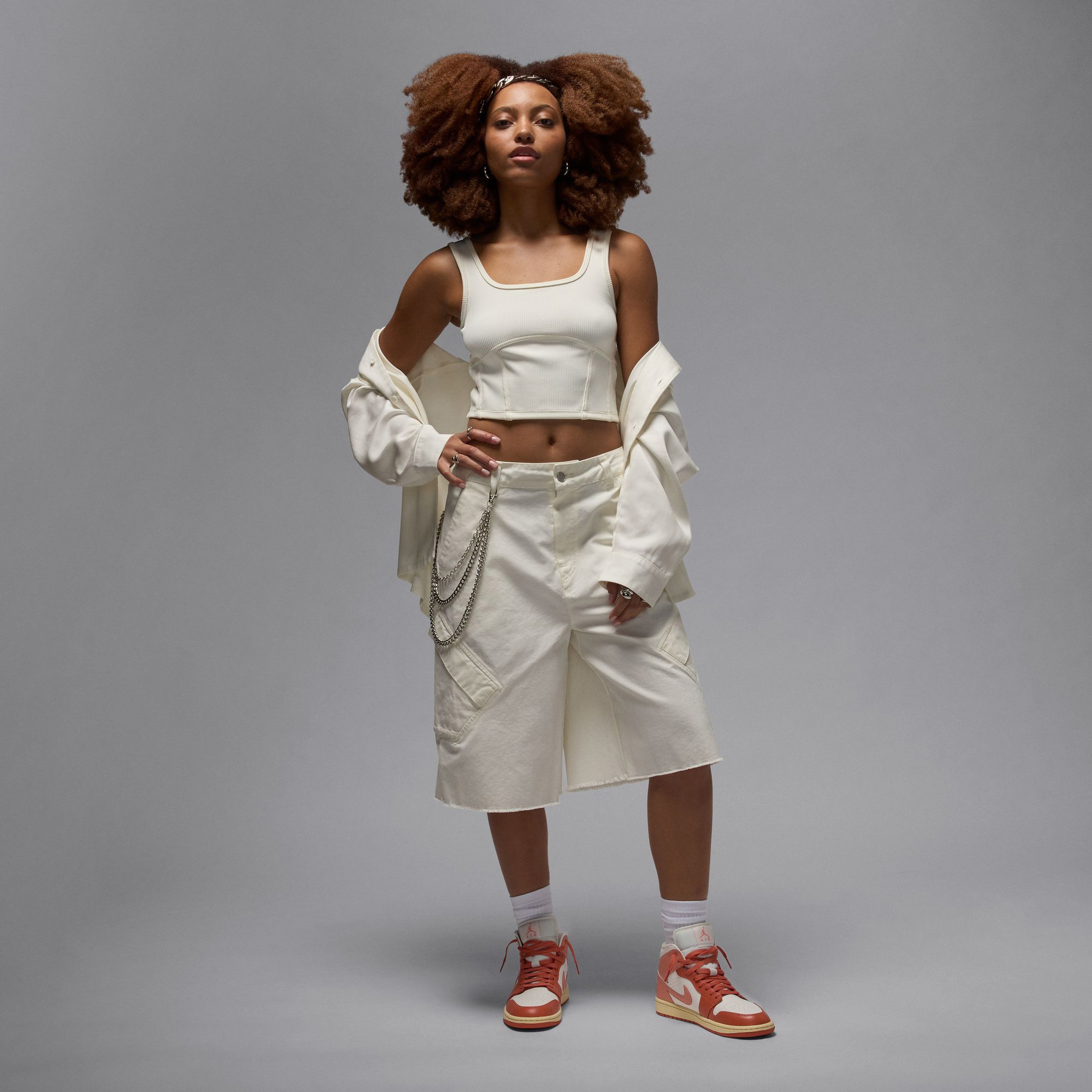 Nike Air Jordan 1 Mid Kadın Pembe Spor Ayakkabı