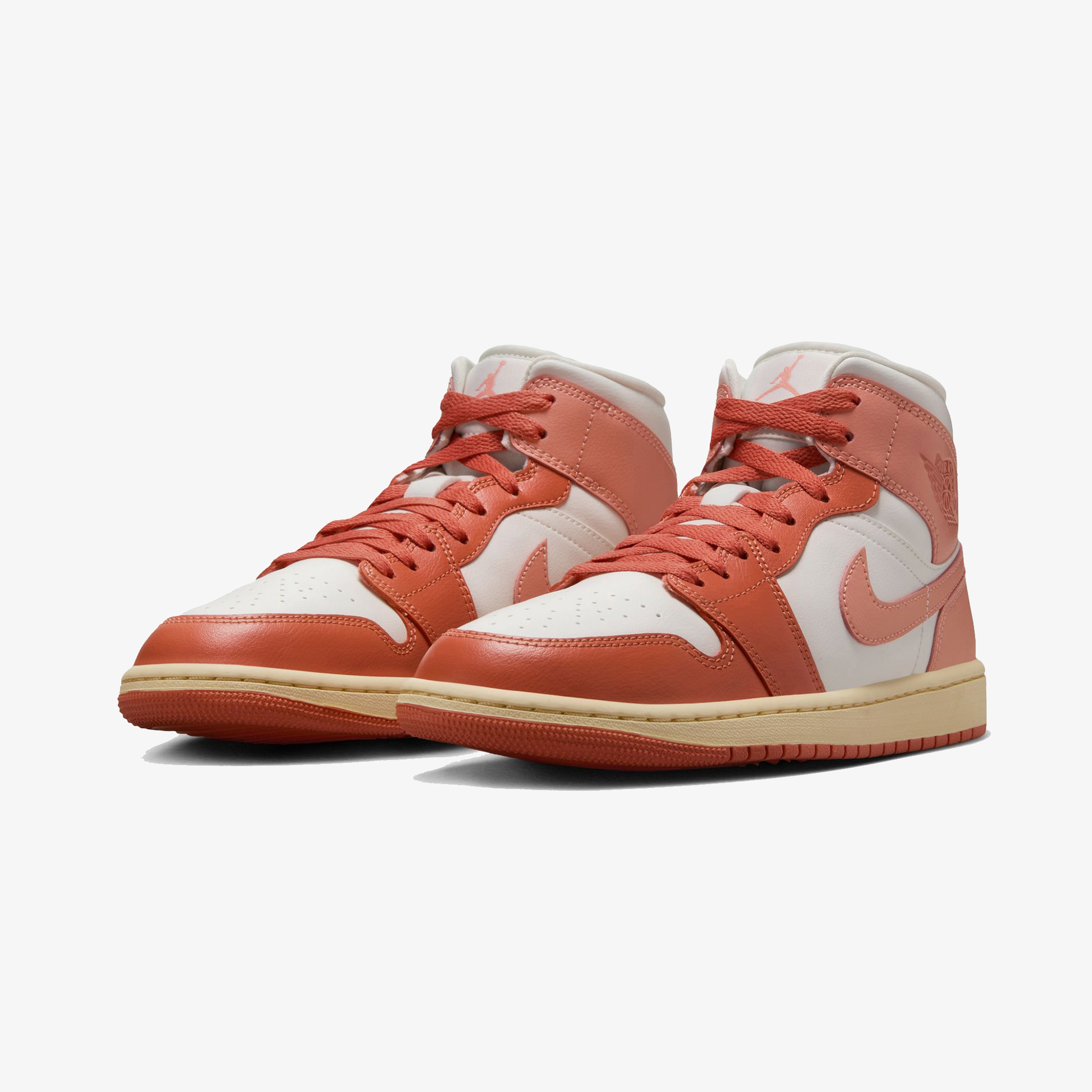 Nike Air Jordan 1 Mid Kadın Pembe Spor Ayakkabı