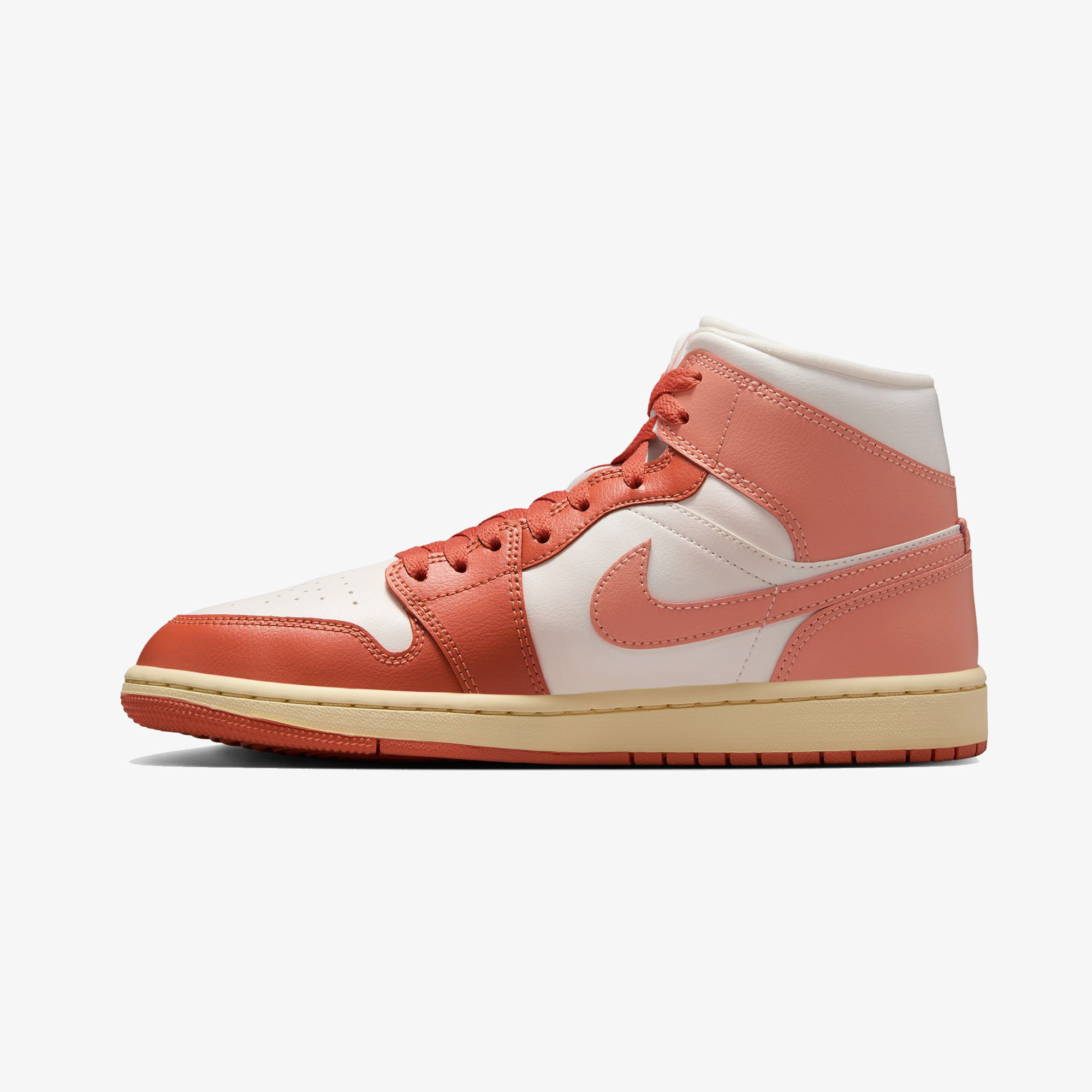Nike Air Jordan 1 Mid Kadın Pembe Spor Ayakkabı