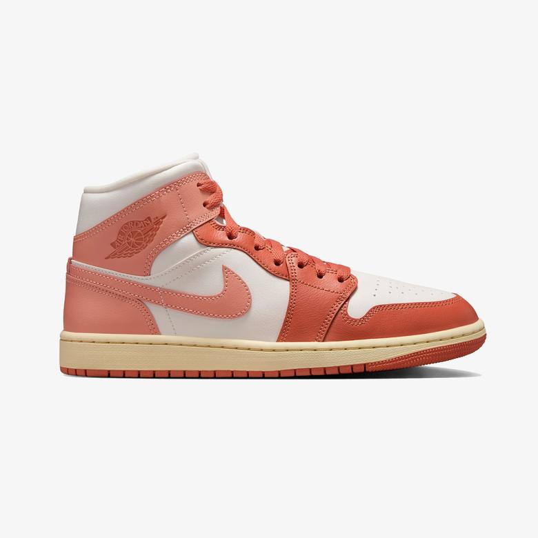 Nike Air Jordan 1 Mid Kadın Pembe Spor Ayakkabı