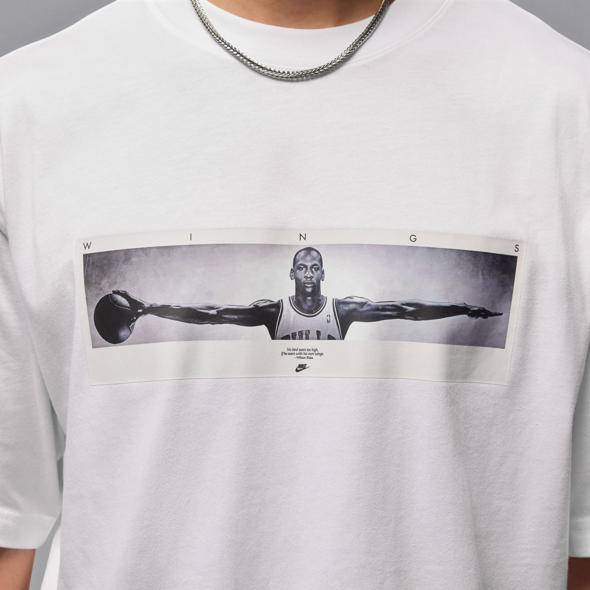 Jordan Wings Erkek Beyaz T-Shirt