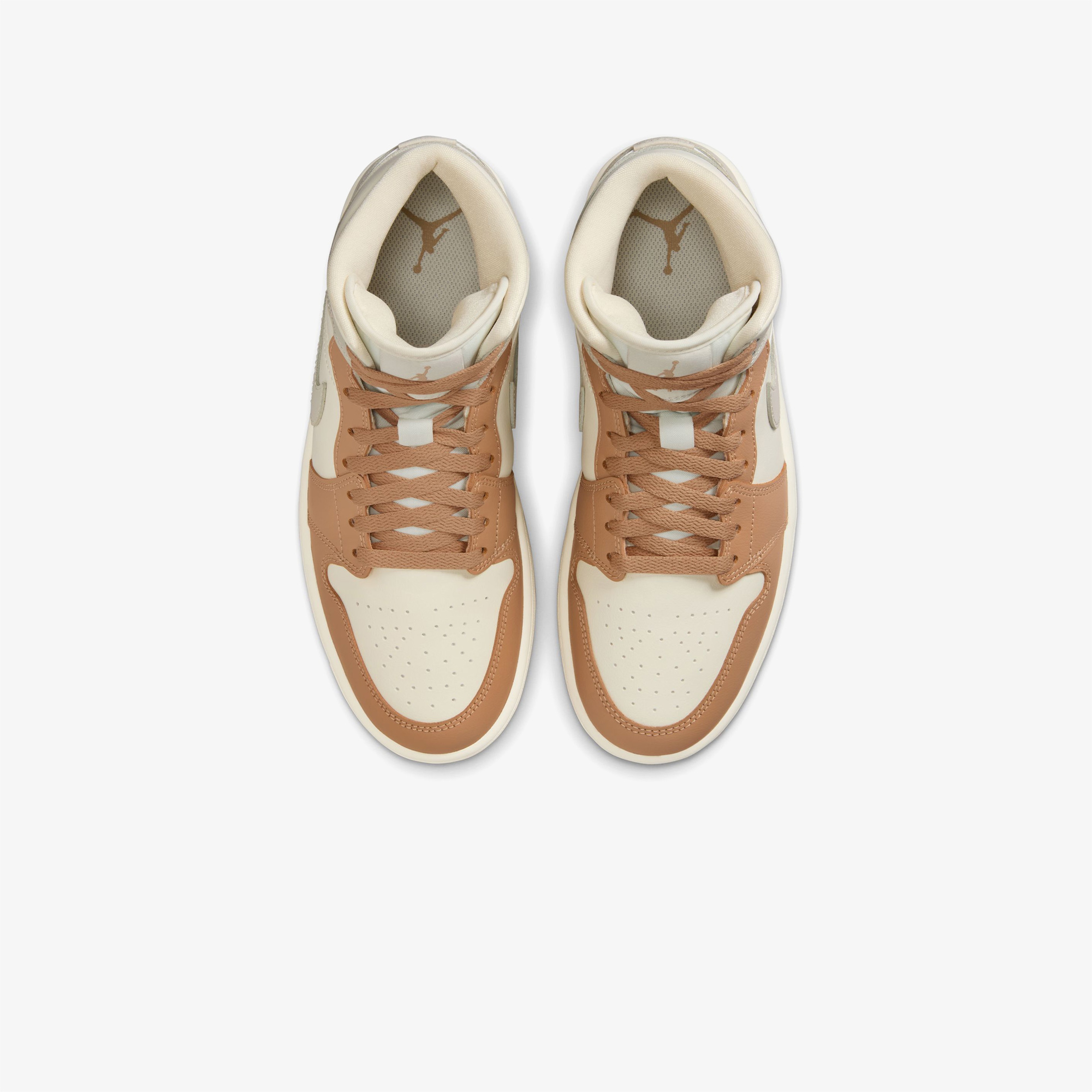 Nike Air Jordan 1 Mid Kadın Beyaz Spor Ayakkabı