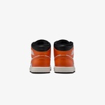 Nike Air Jordan 1 Mid Erkek Turuncu Spor Ayakkabı